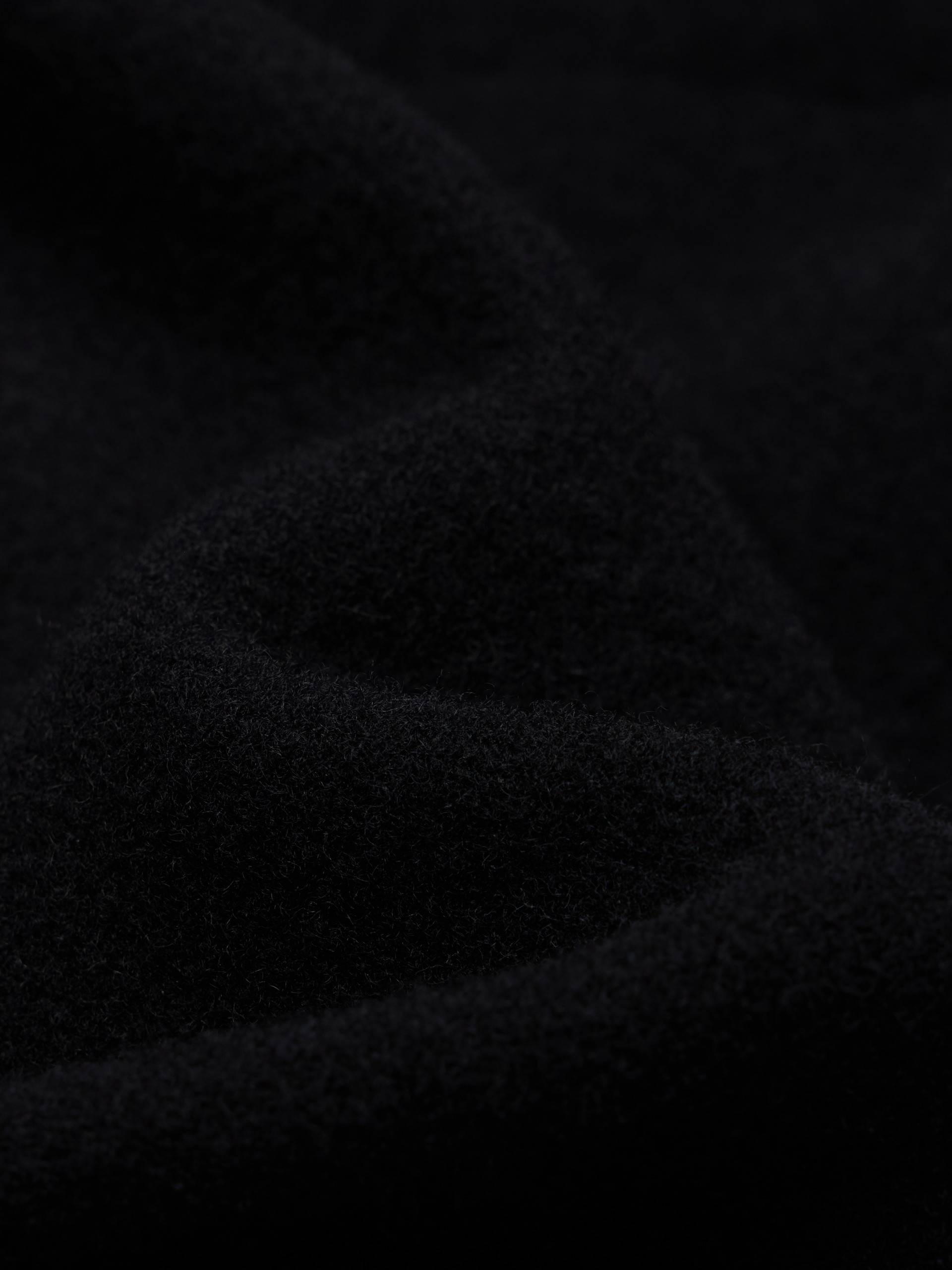 Knitted Paneled Wool Coat