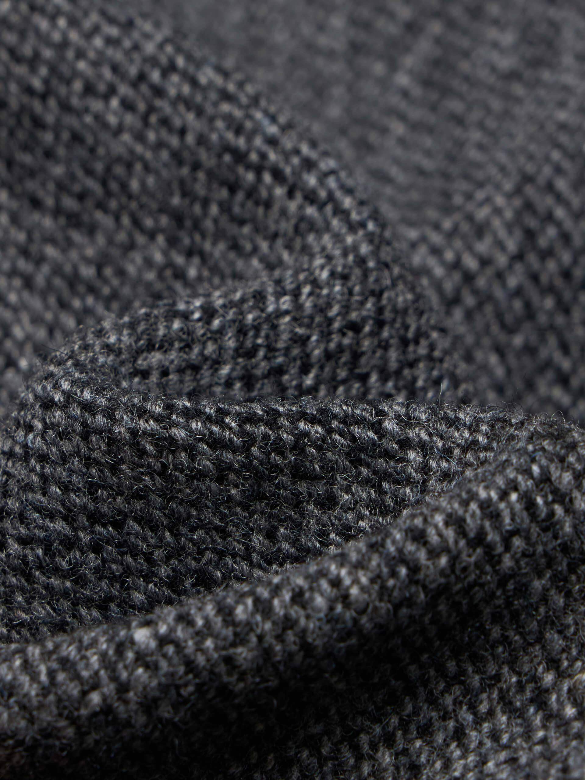 Cropped Fit Wool Coat
