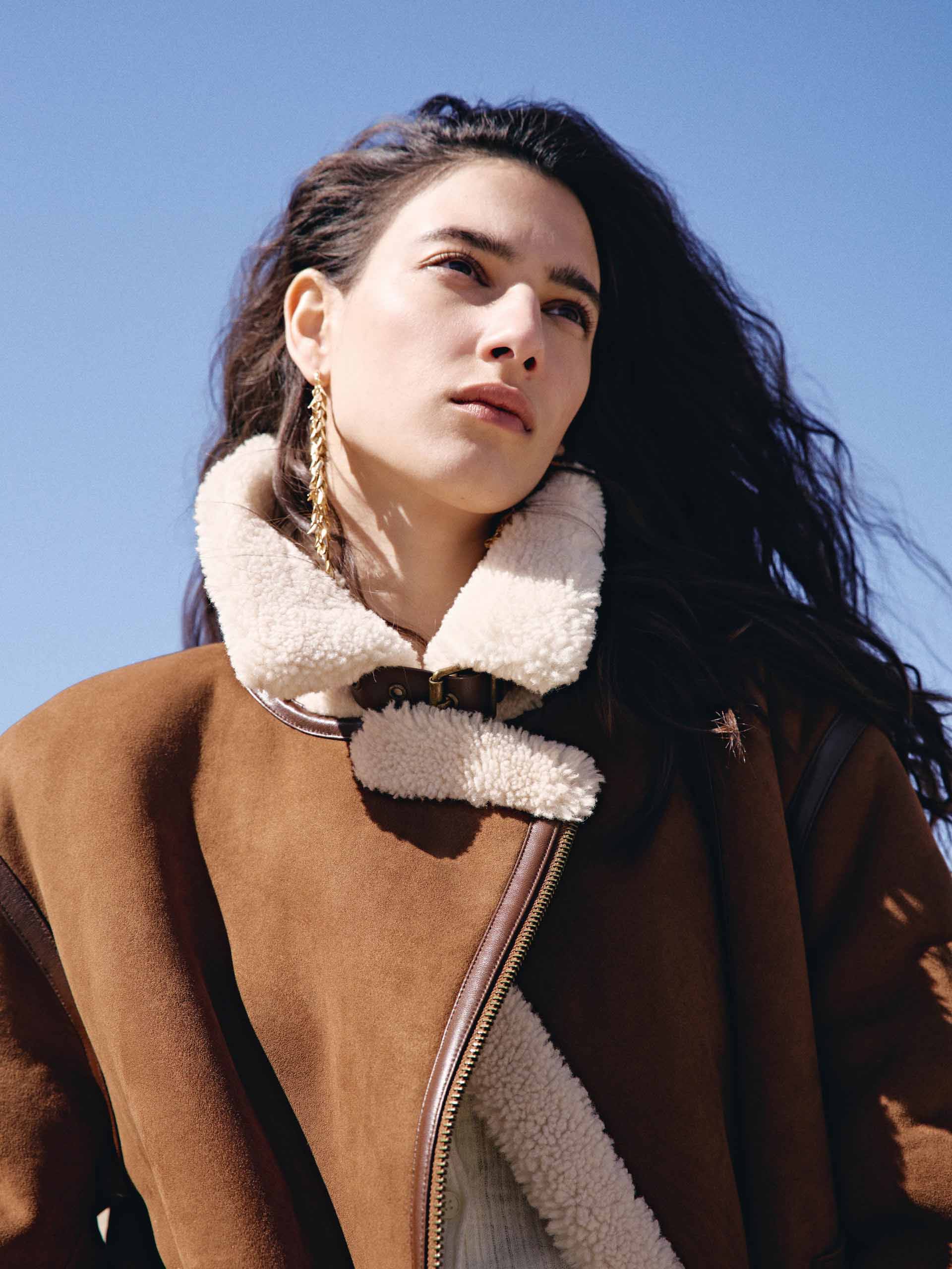 Faux Suede Fuzzy Inner Coat