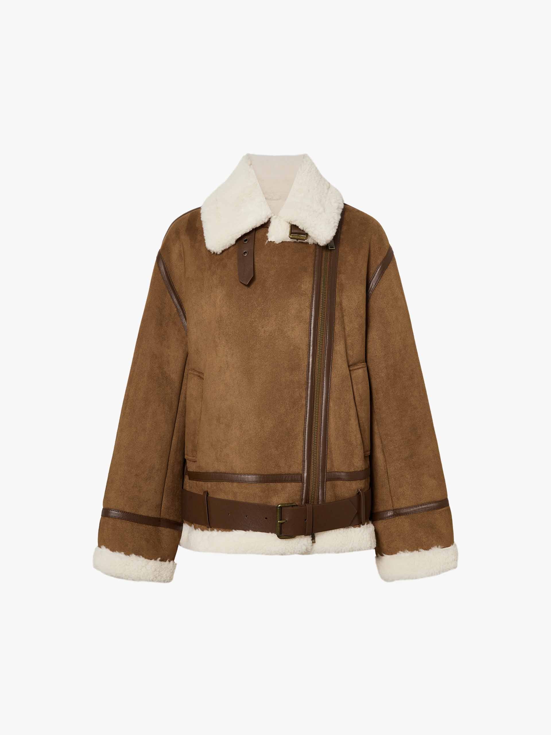Faux Suede Fuzzy Inner Coat
