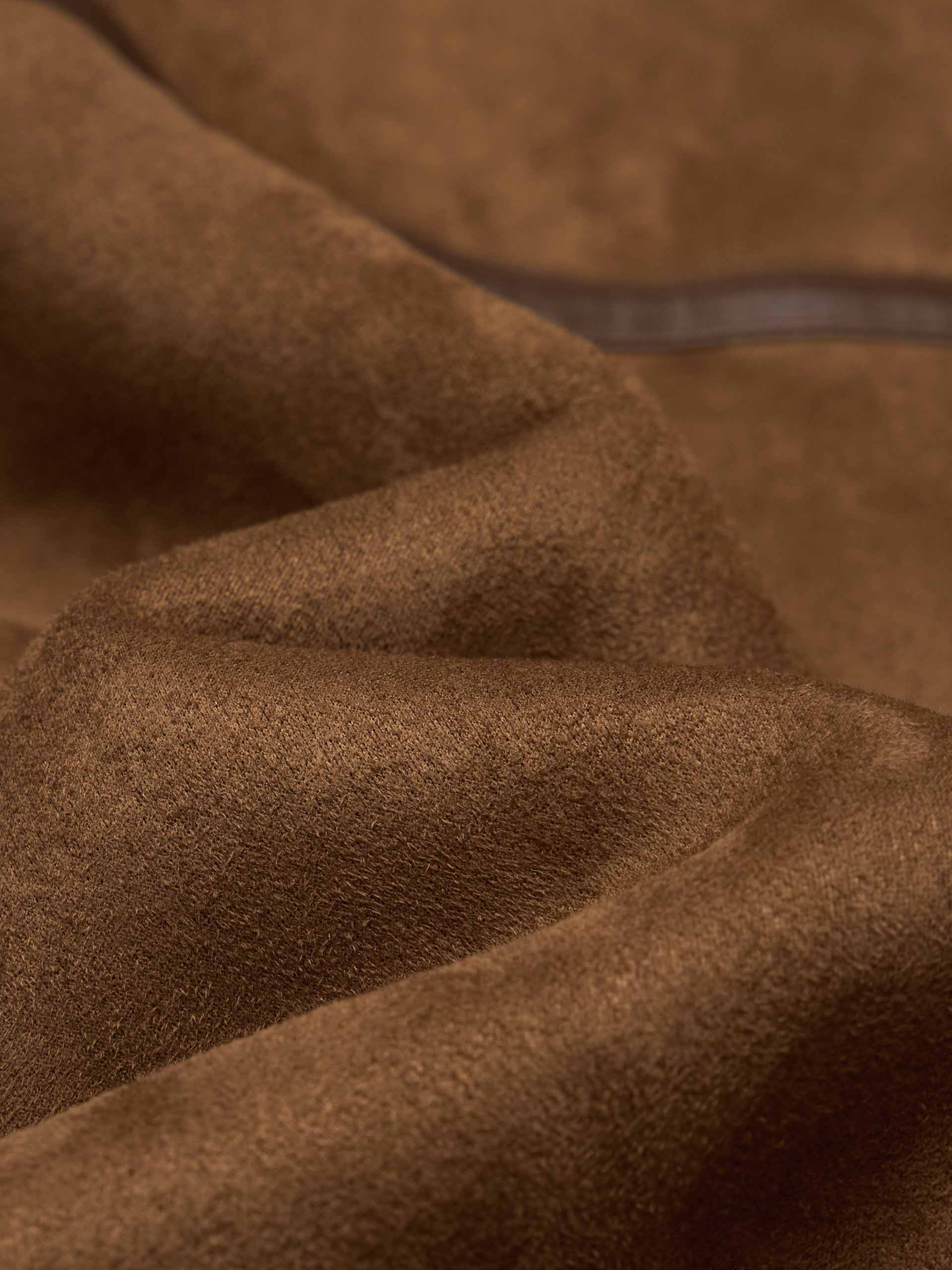 Faux Suede Fuzzy Inner Coat