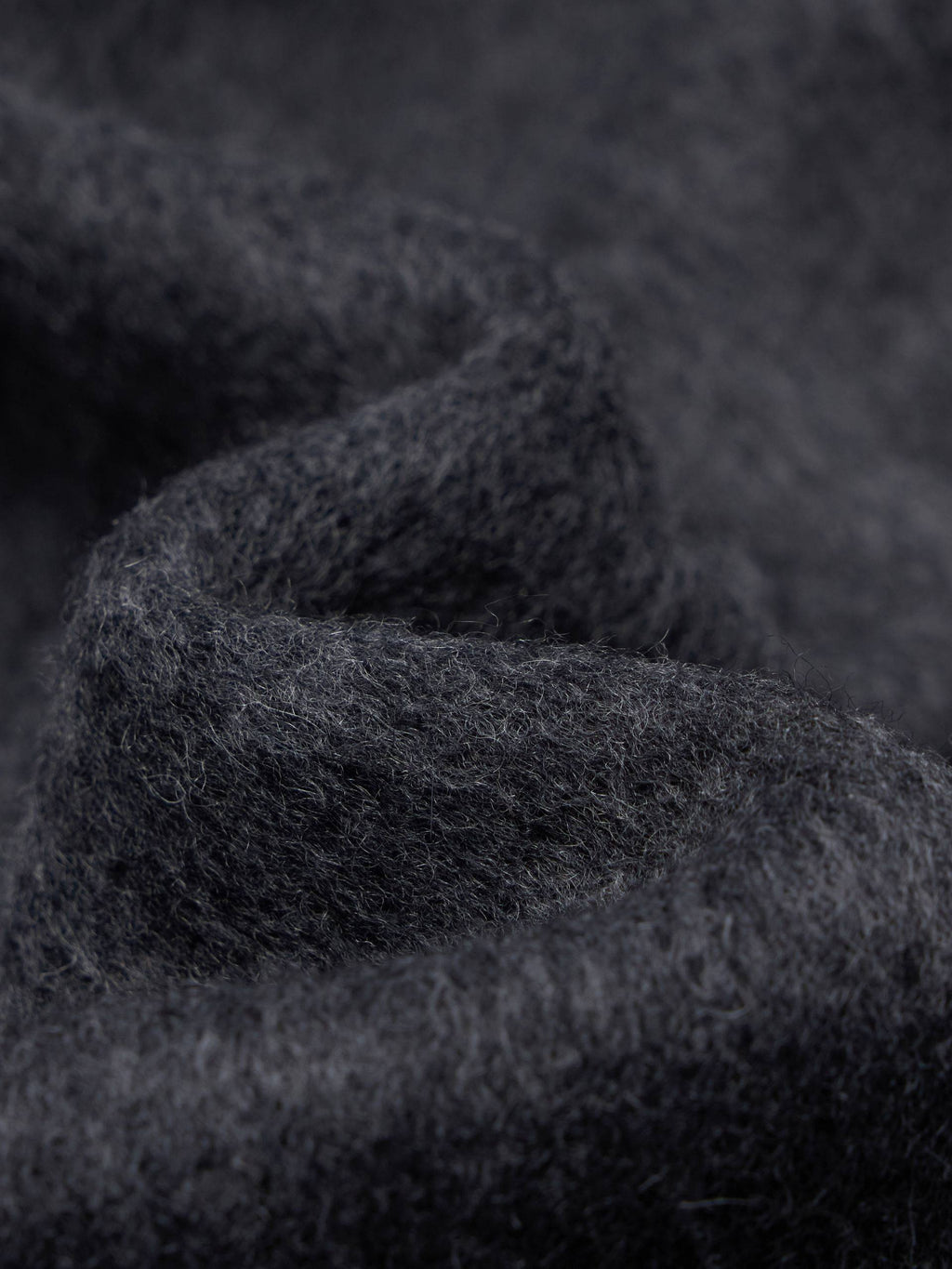 Wool Blend Hooded Coat