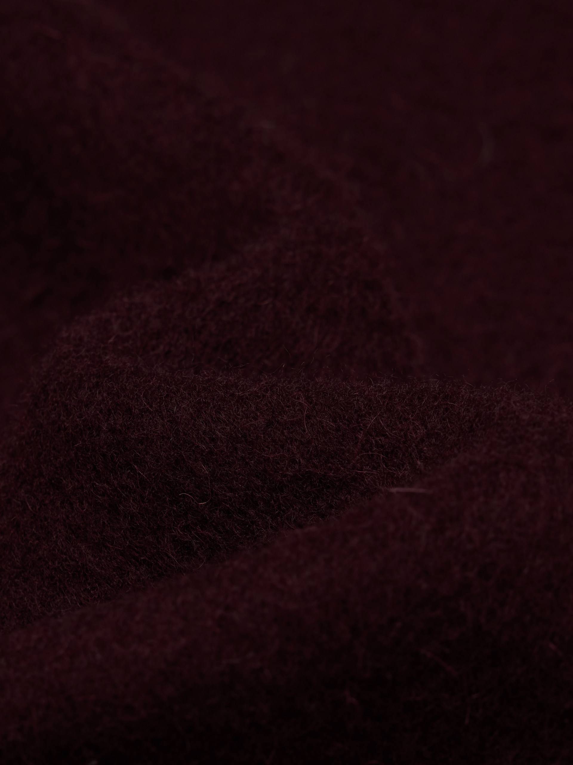 Wool Blend Zipper Coat