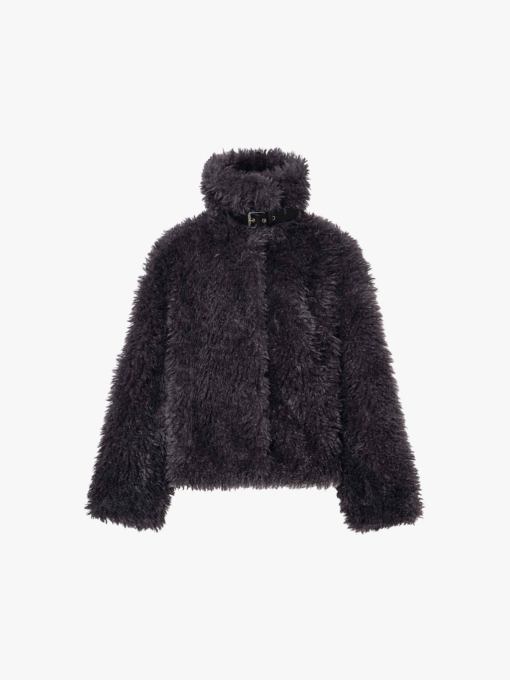 Faux Fur Cropped Coat