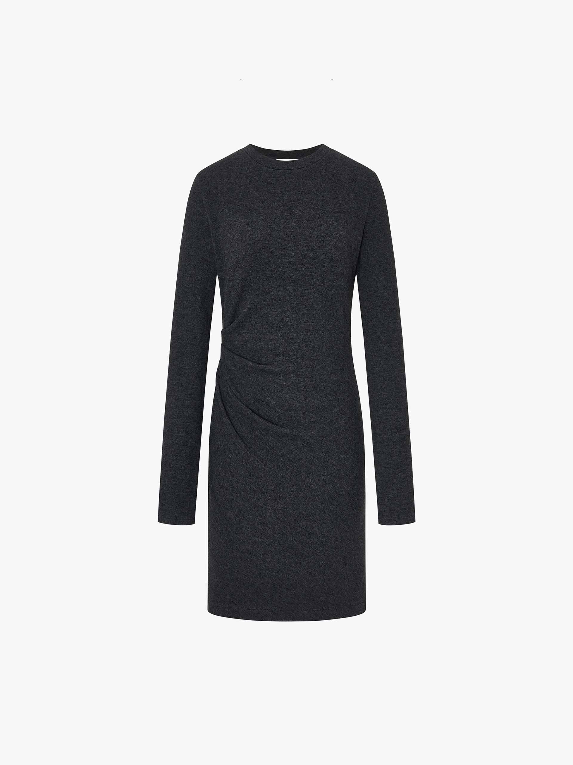 Side Pleated Mini Dress