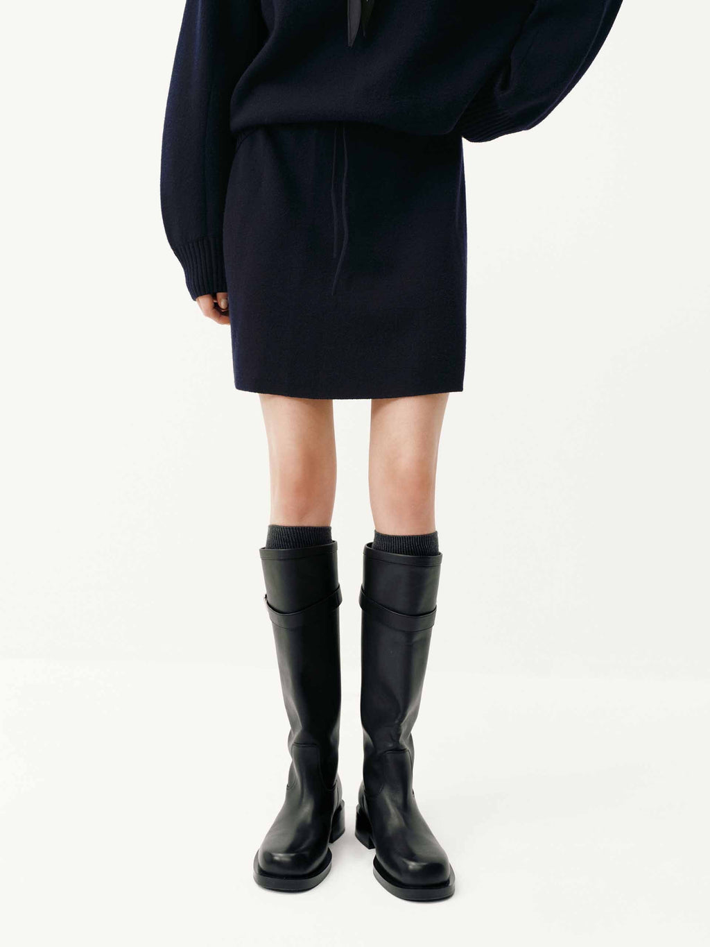 Two Piece Wool Dress