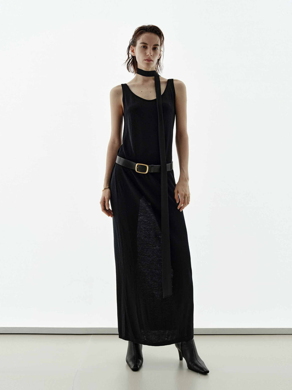 Wool Blend Tank Dress