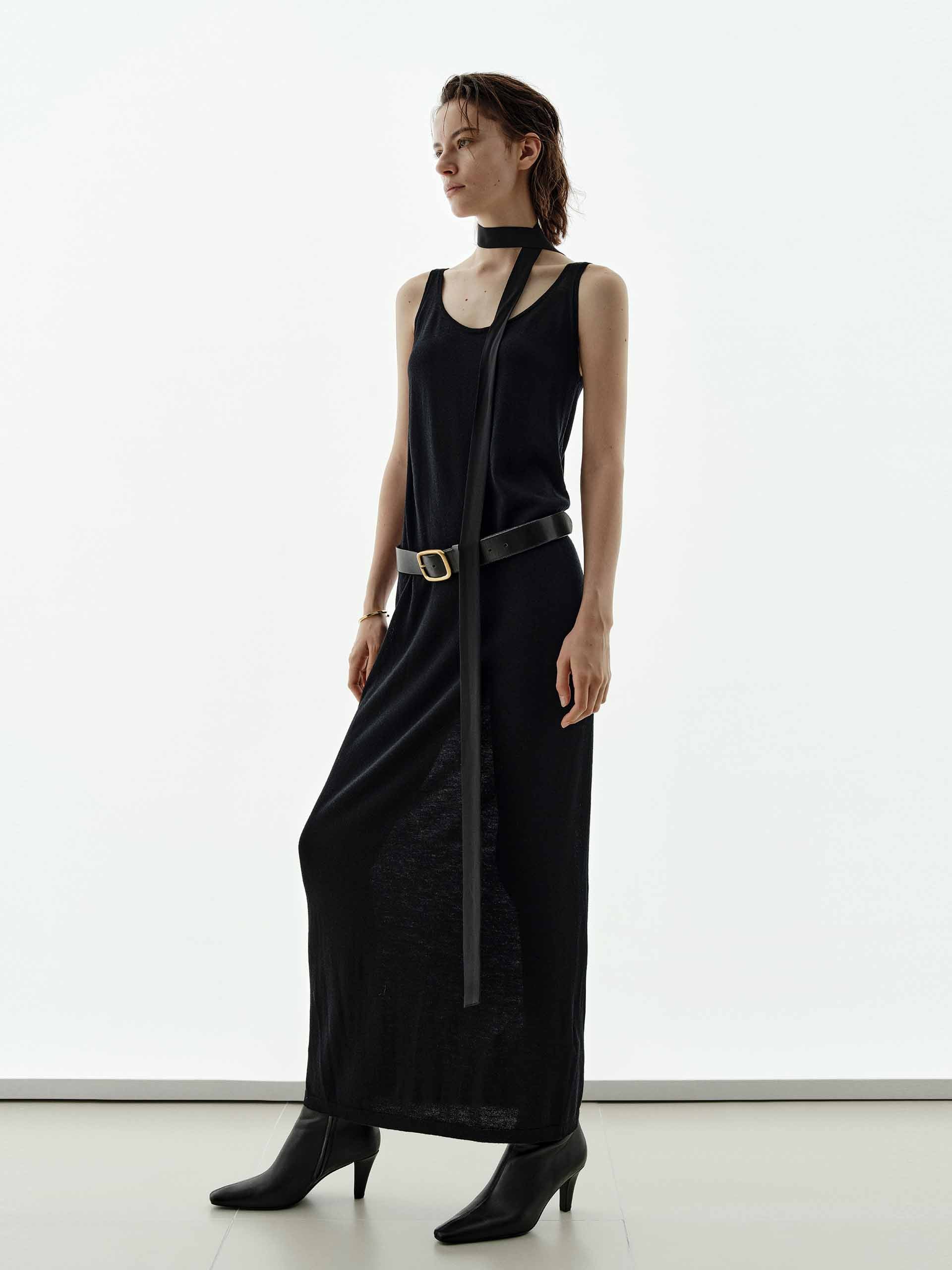 Wool Blend Tank Dress