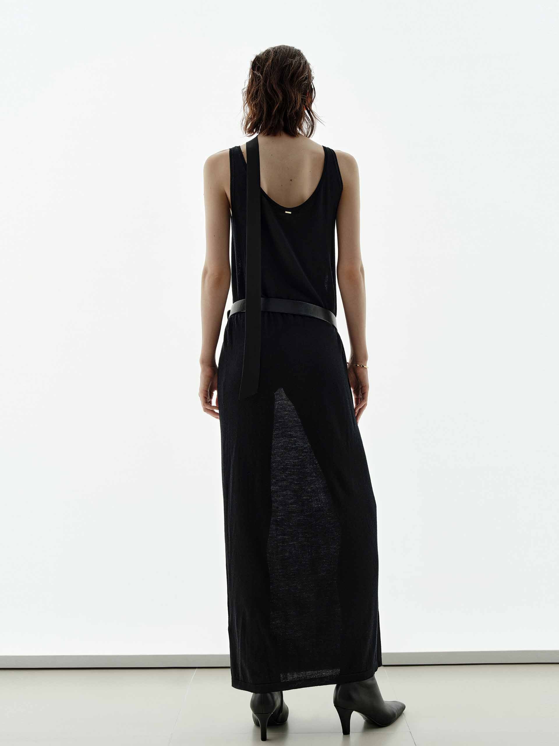 Wool Blend Tank Dress