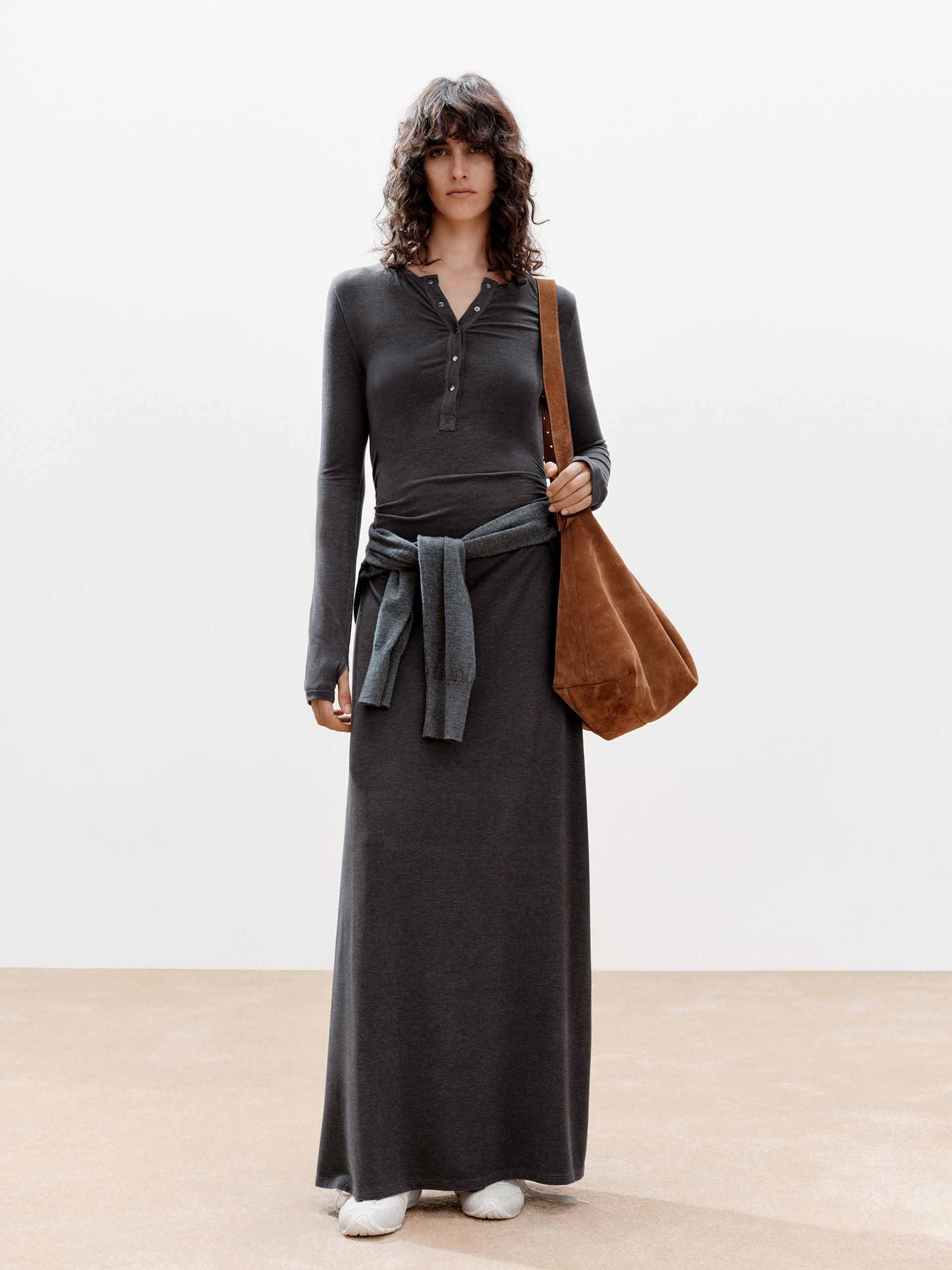 Fitted Waisted Maxi Dress