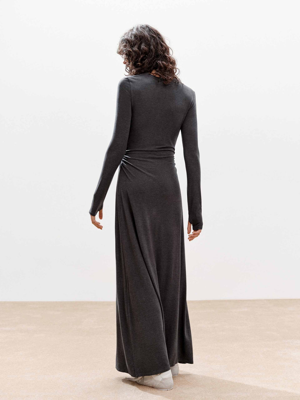 Fitted Waisted Maxi Dress