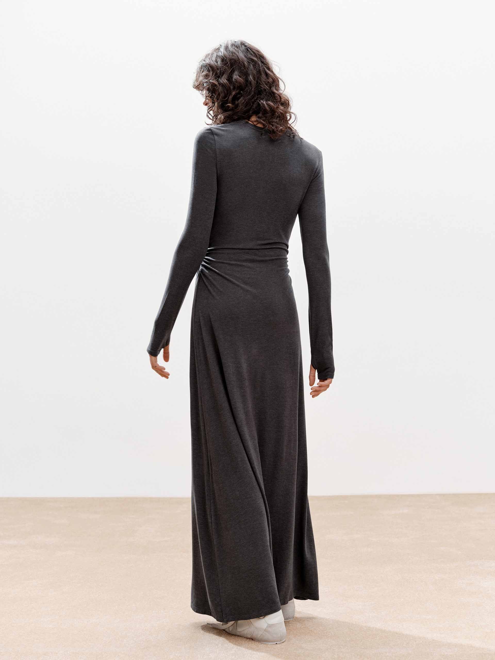 Fitted Waisted Maxi Dress