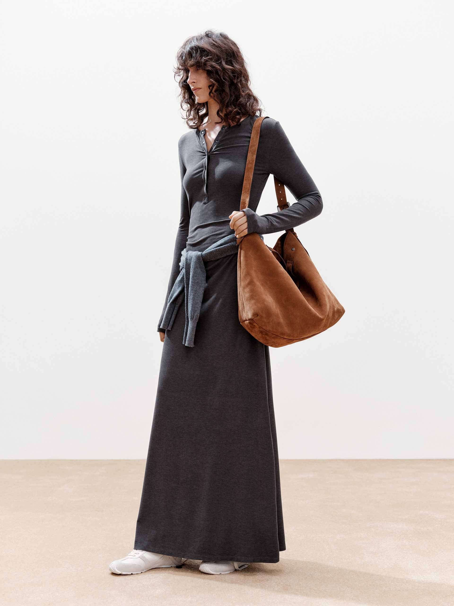 Fitted Waisted Maxi Dress