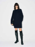 Wool Blend Mini Dress