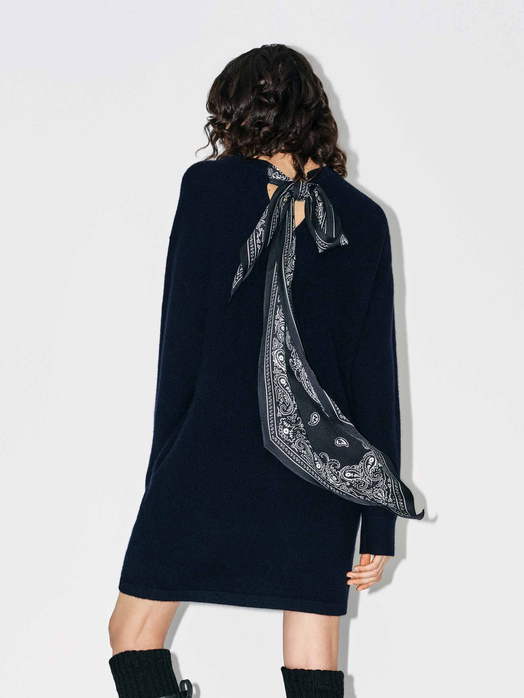 Wool Blend Mini Dress