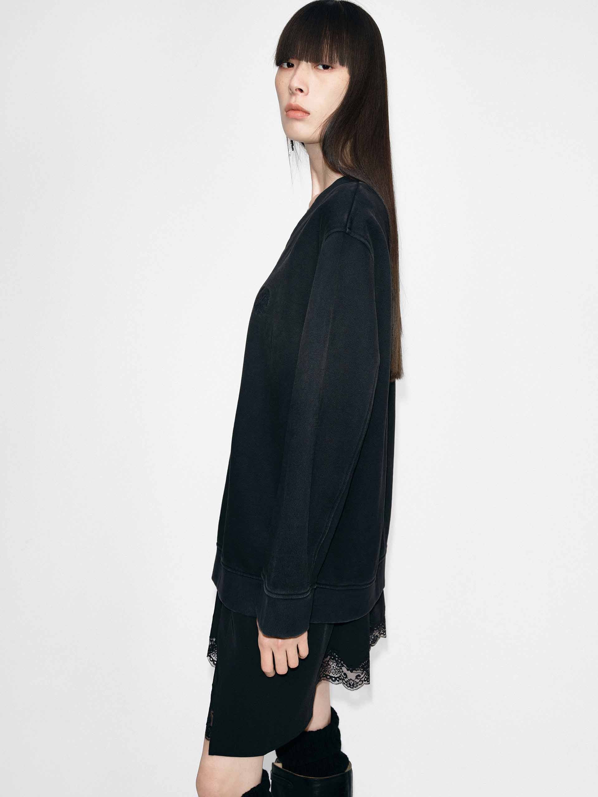 Lace Hem Cotton Dress