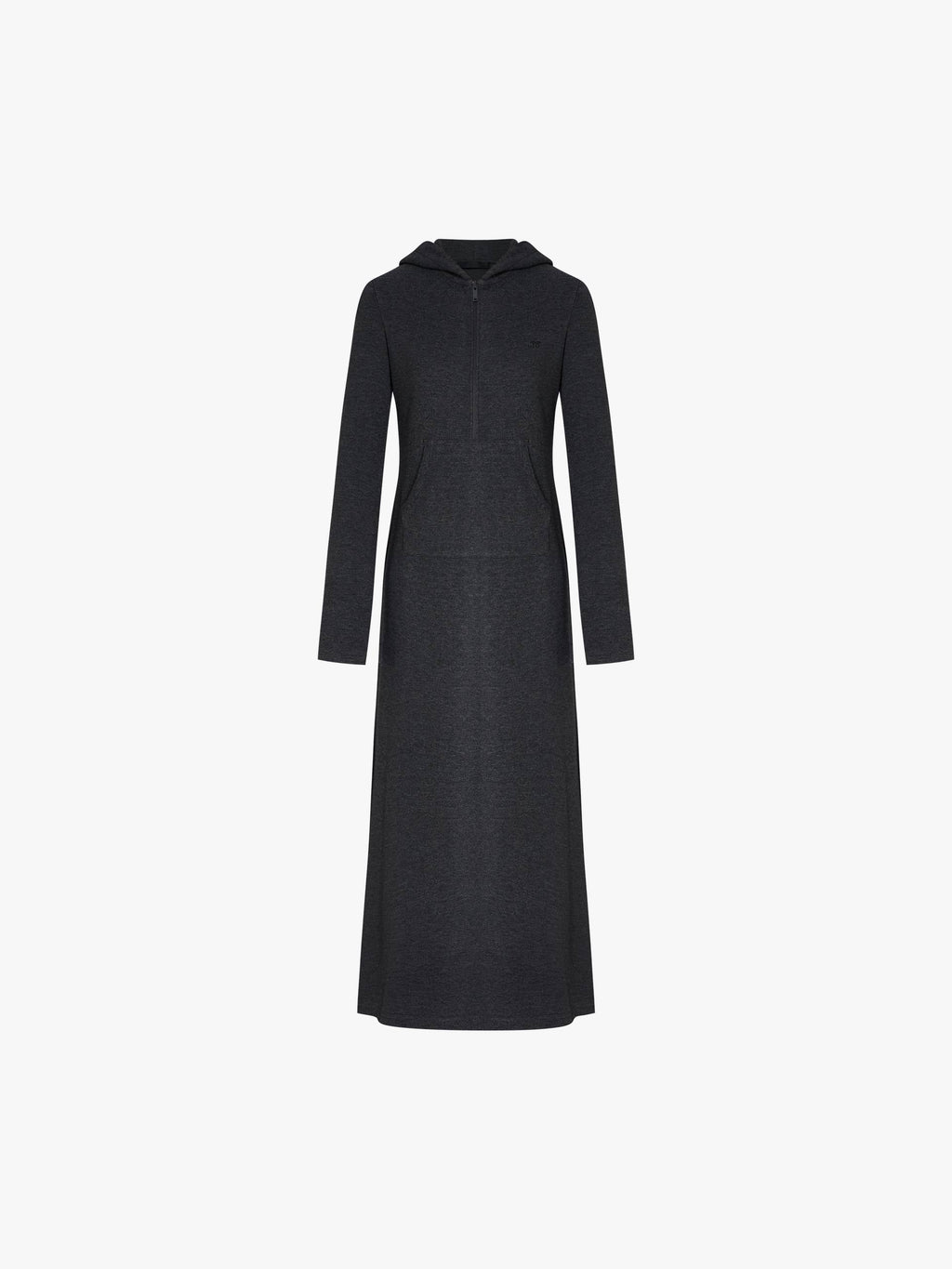 Fitted Hooded Maxi Dress