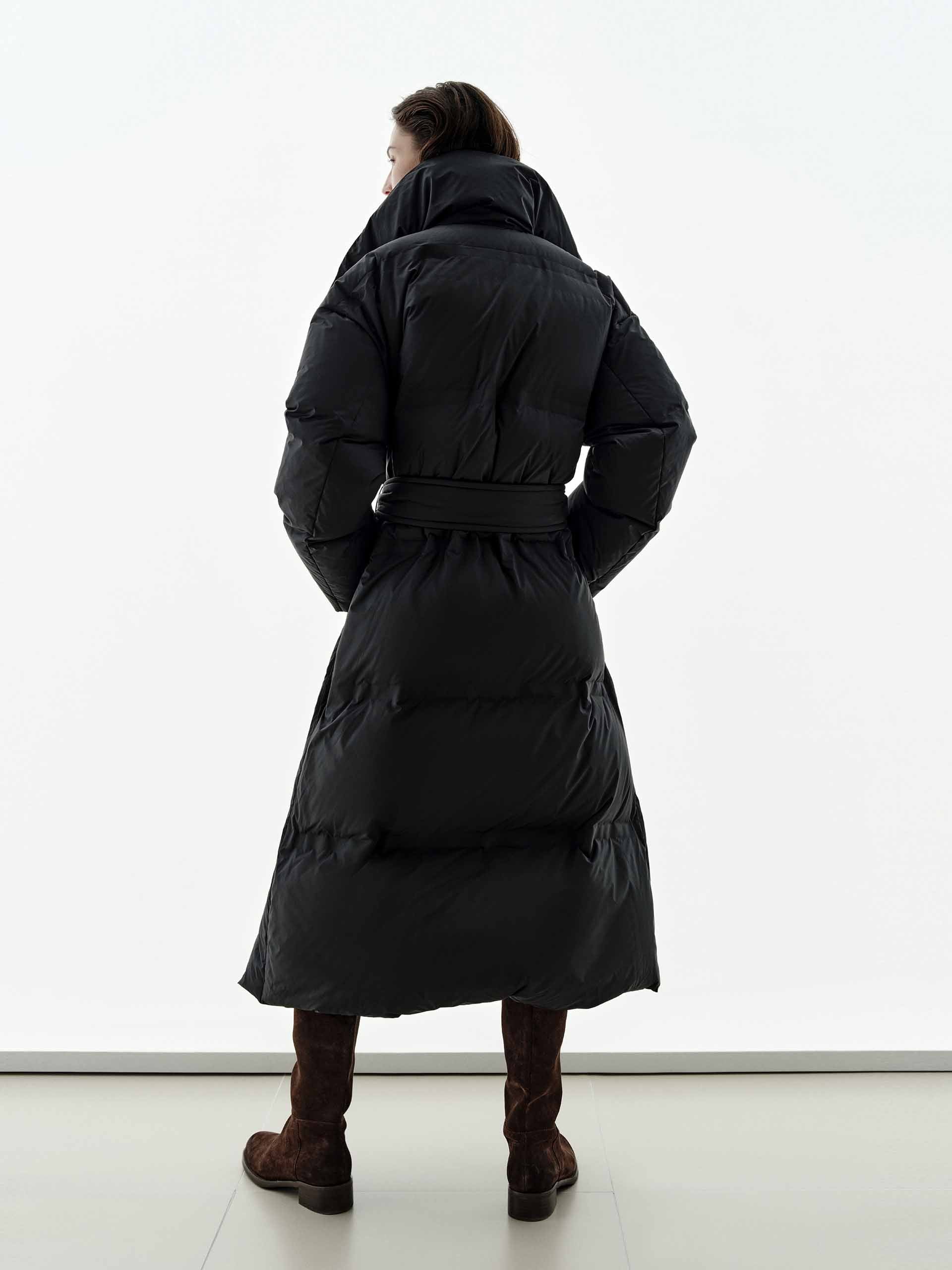 Include Belt Long Down Jacket