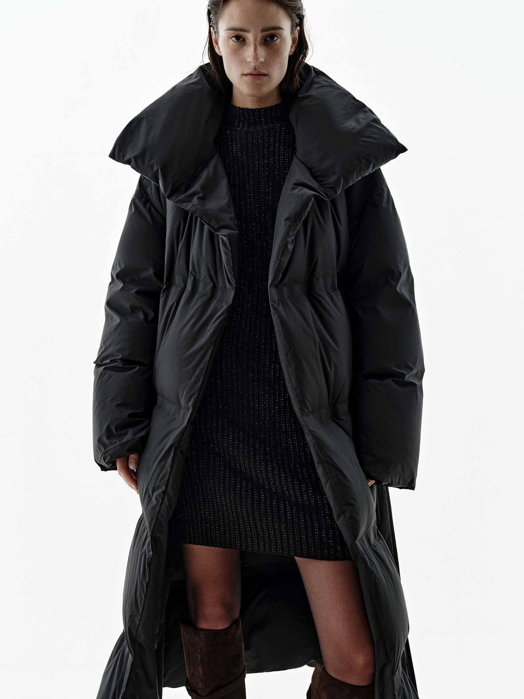 Include Belt Long Down Jacket