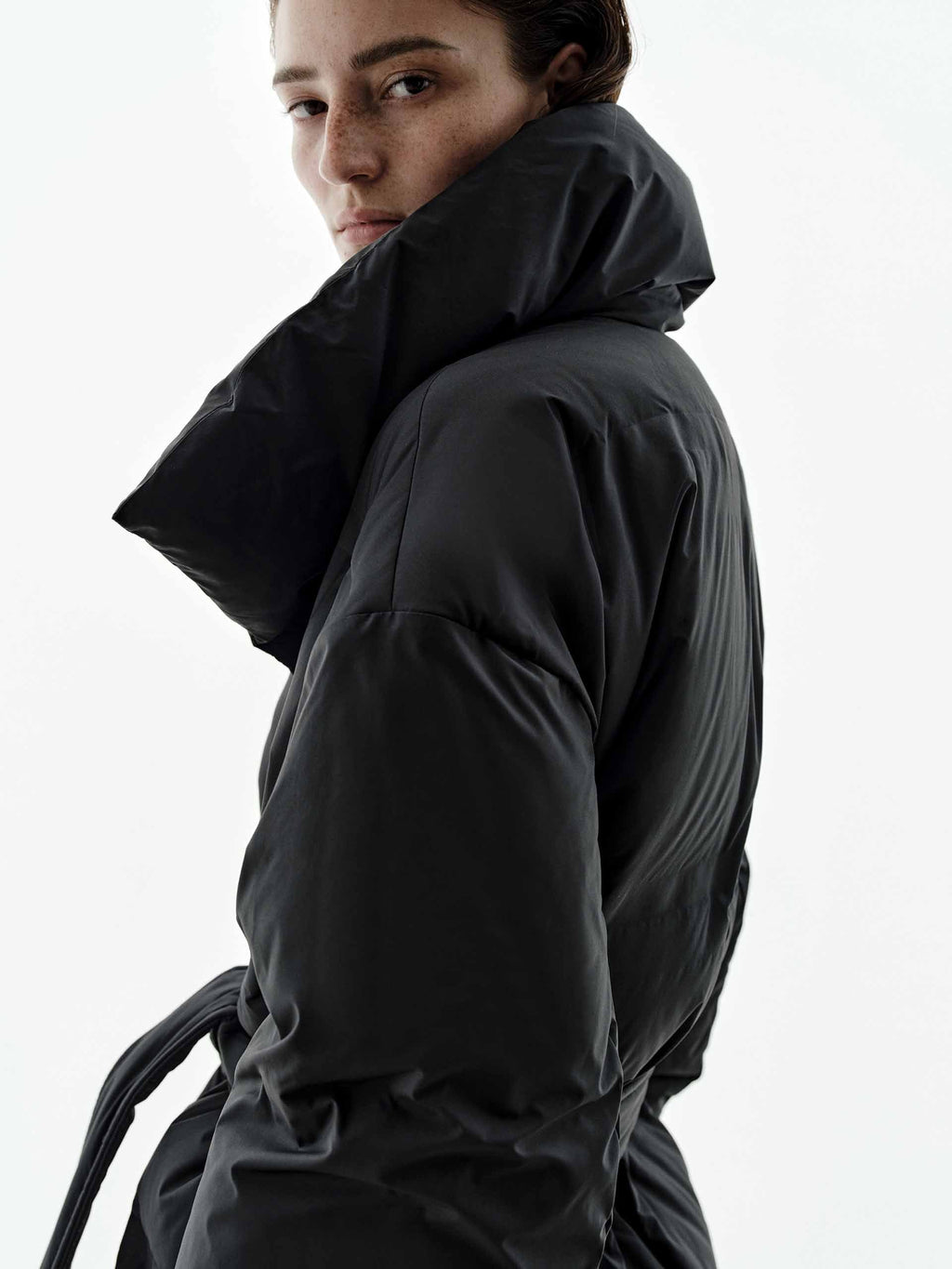 Include Belt Long Down Jacket