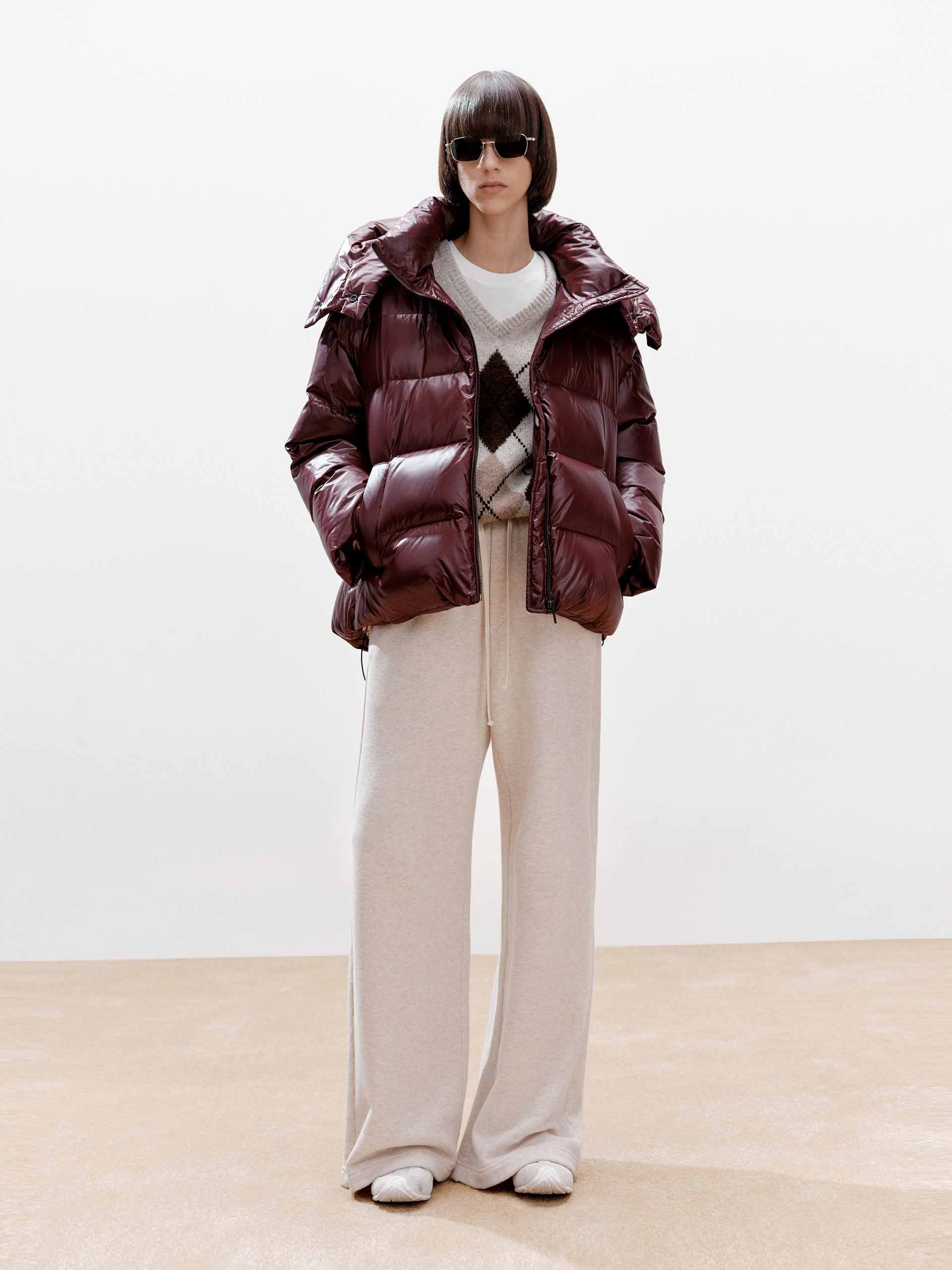 Hooded Puffy Down Jacket
