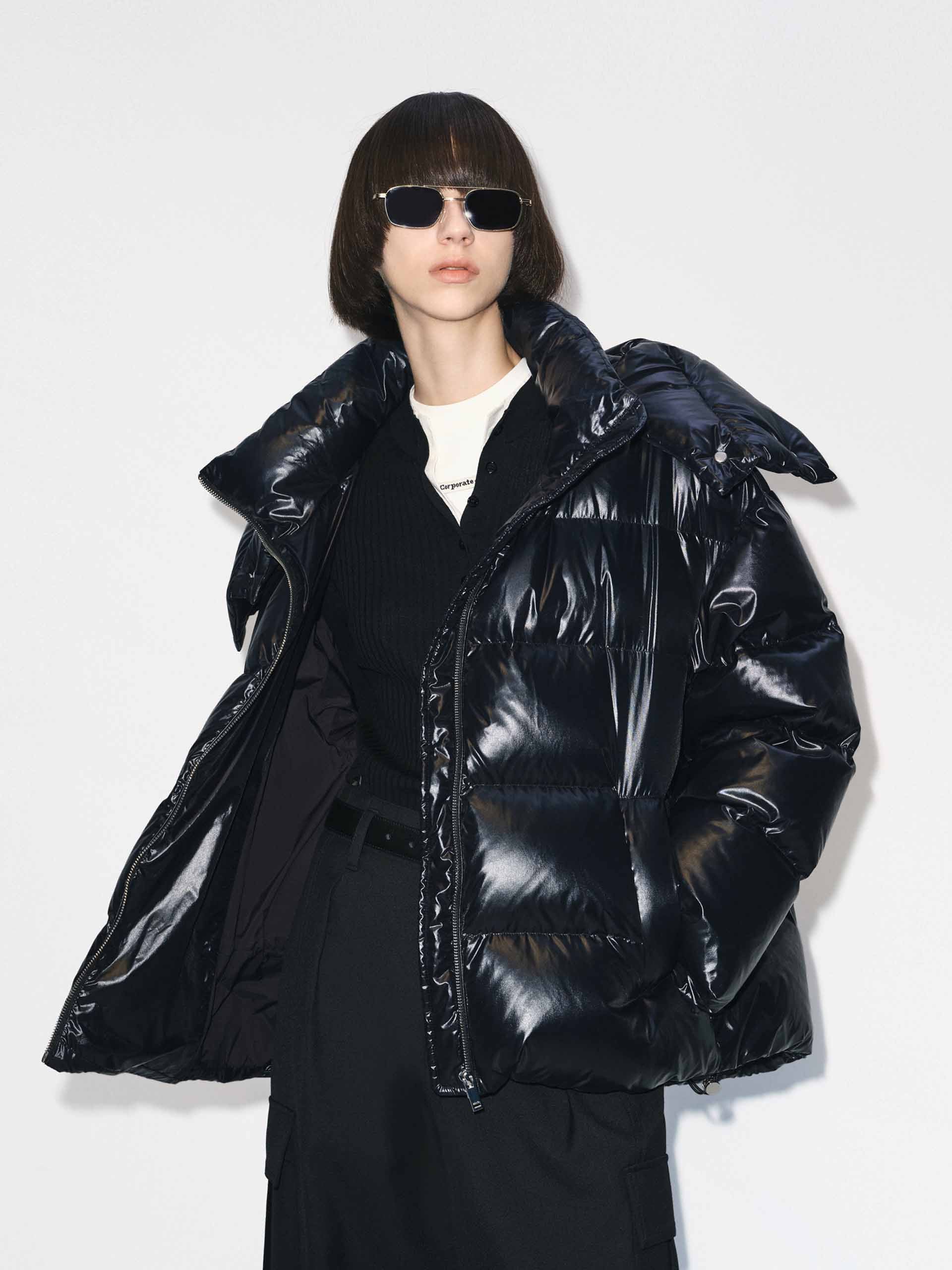 Hooded Puffy Down Jacket