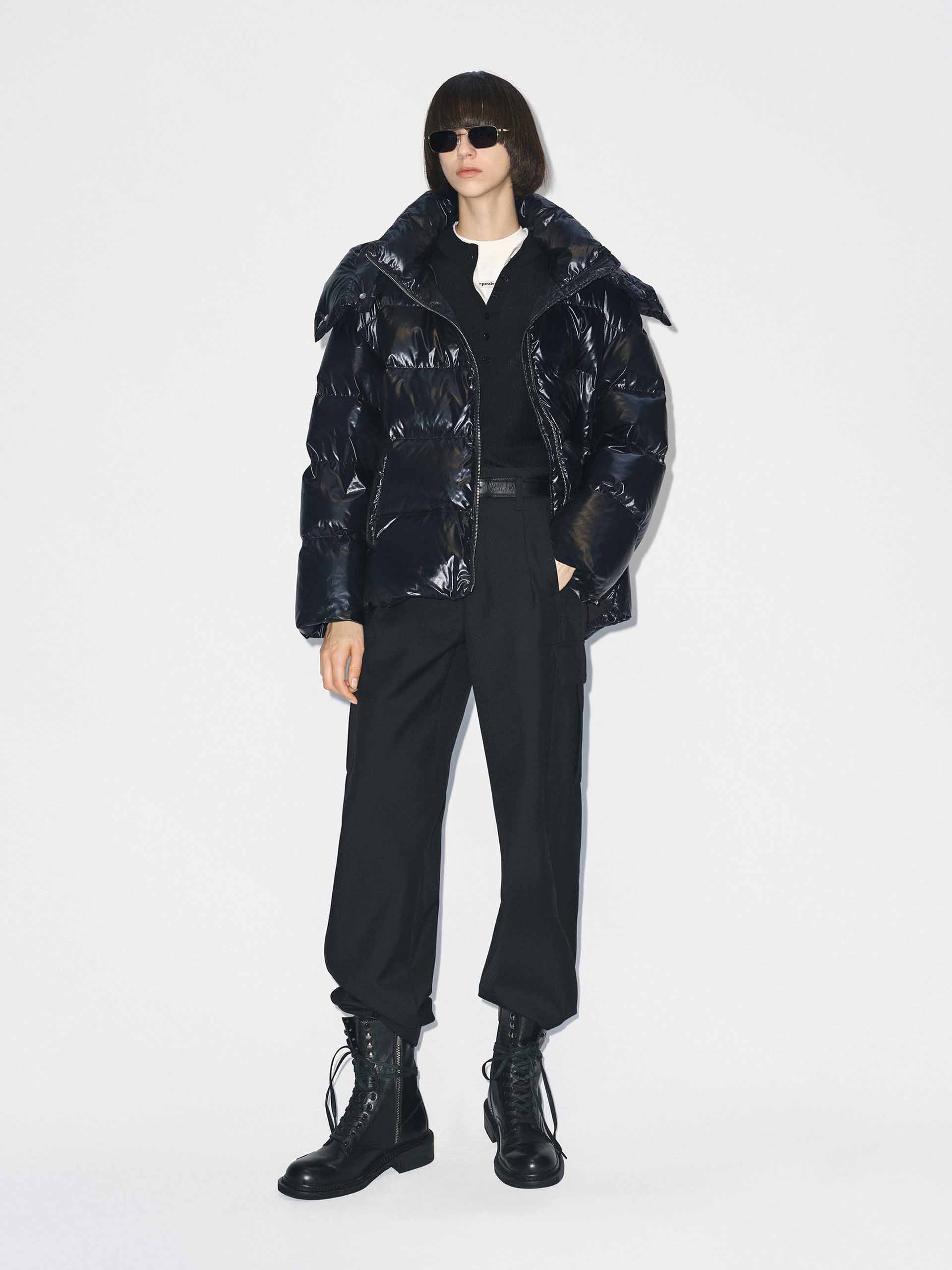 Hooded Puffy Down Jacket