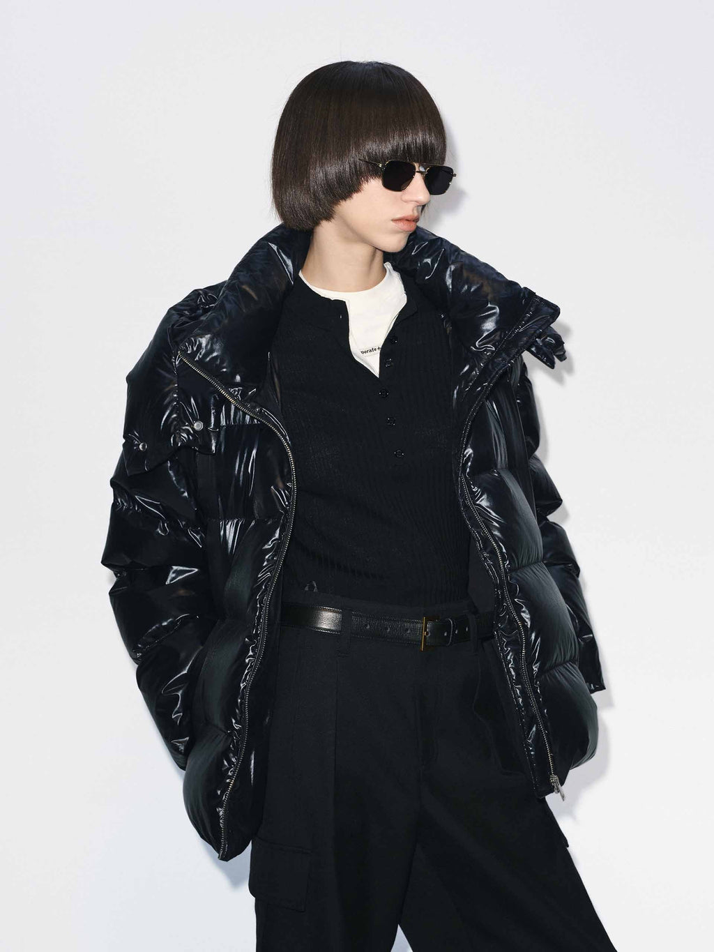 Hooded Puffy Down Jacket