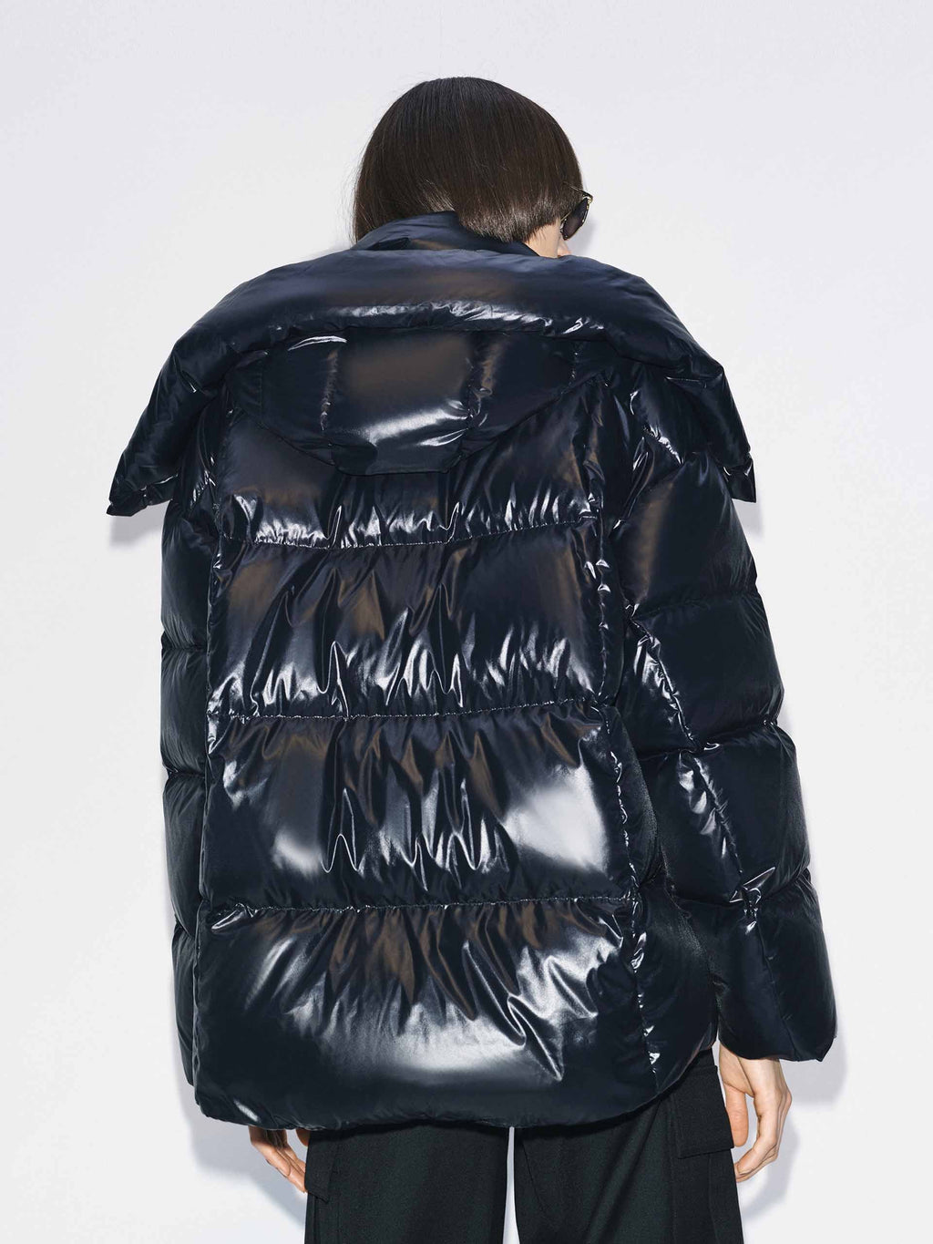 Hooded Puffy Down Jacket