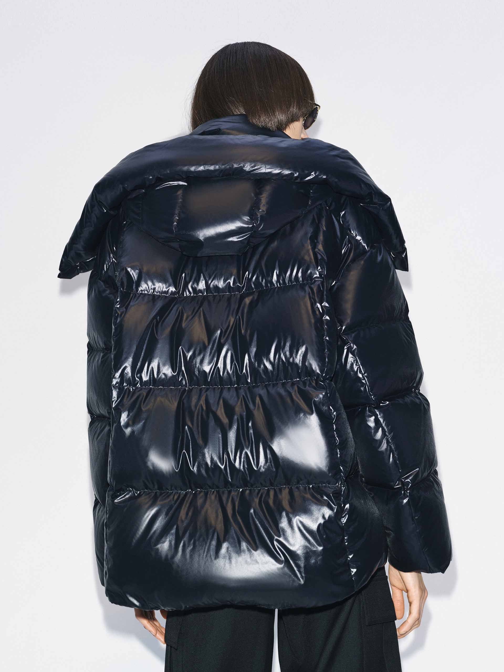 Hooded Puffy Down Jacket