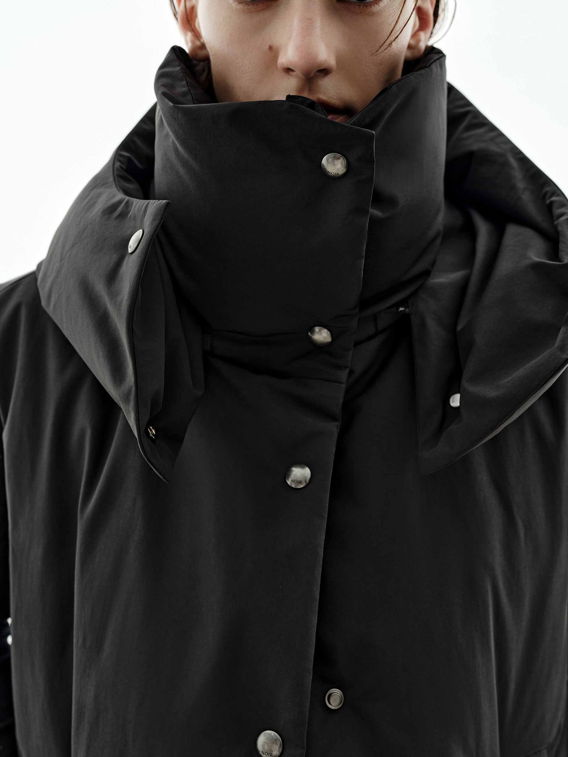Sleeveless Hooded Down Jacket