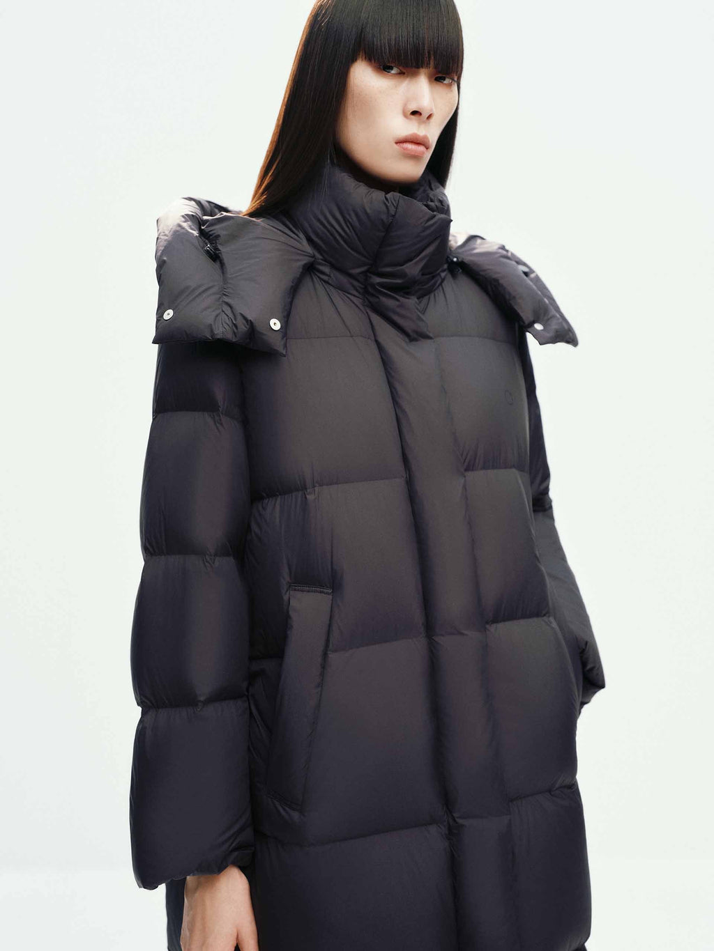 Hooded Long Down Jacket