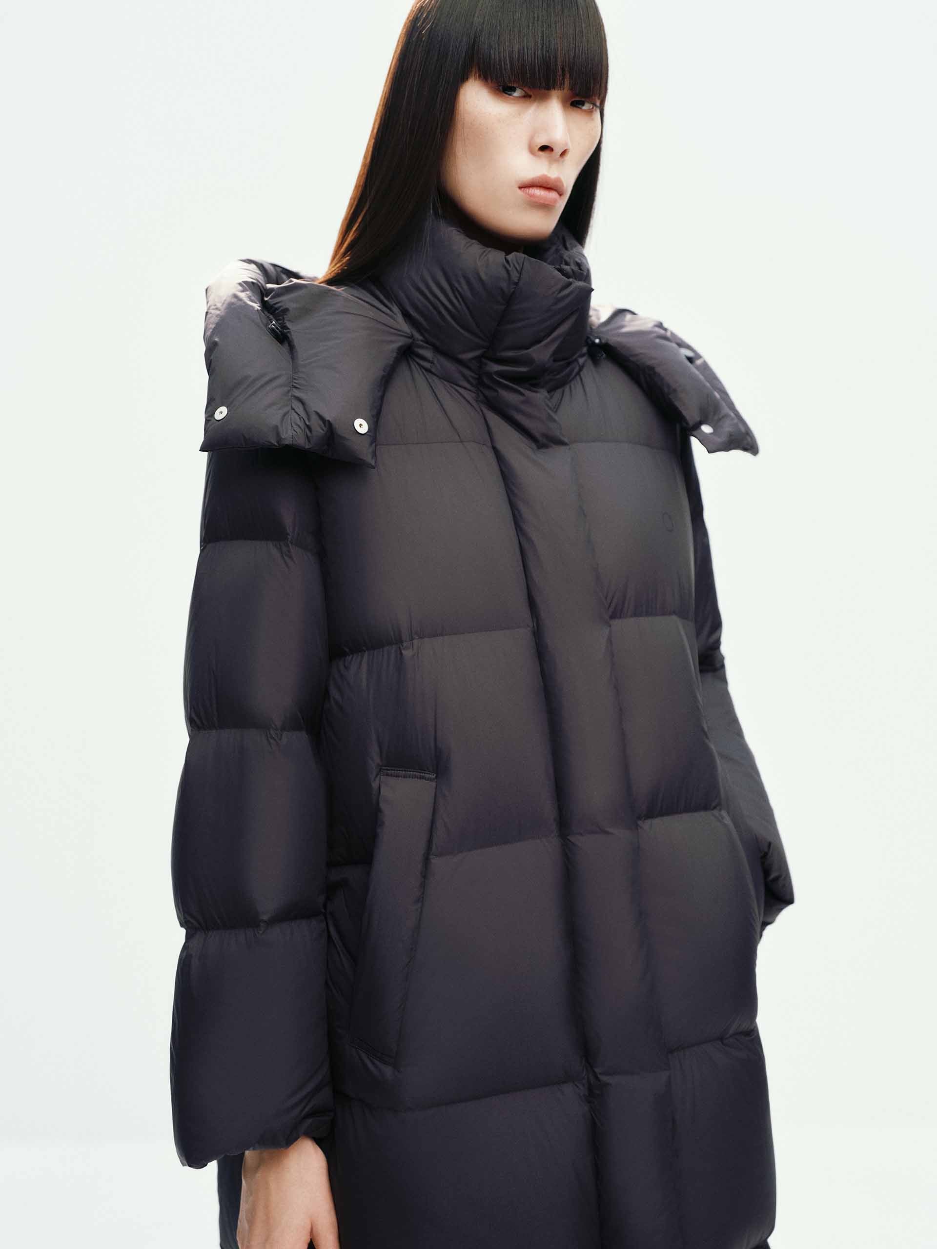 Hooded Long Down Jacket