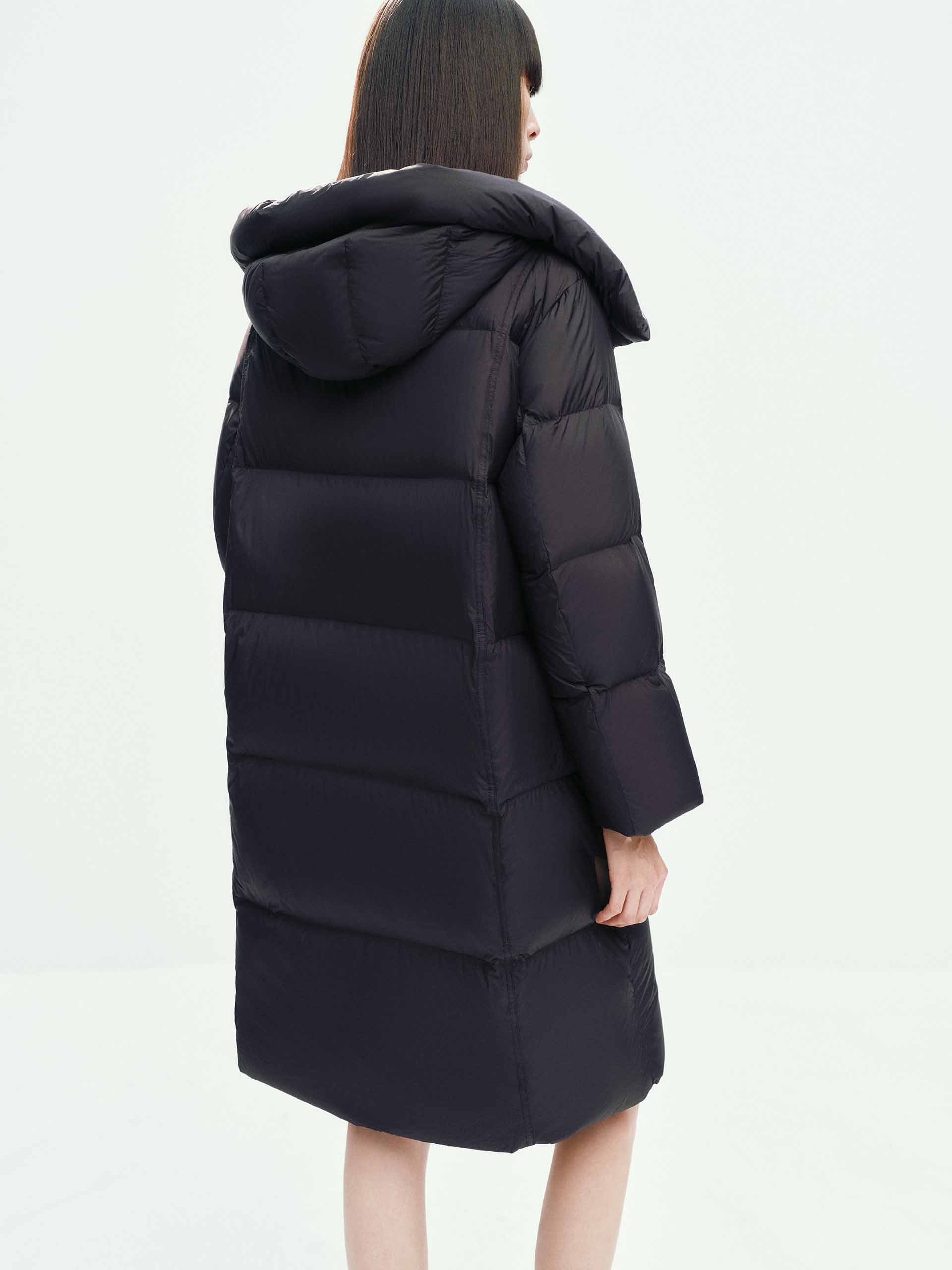 Hooded Long Down Jacket