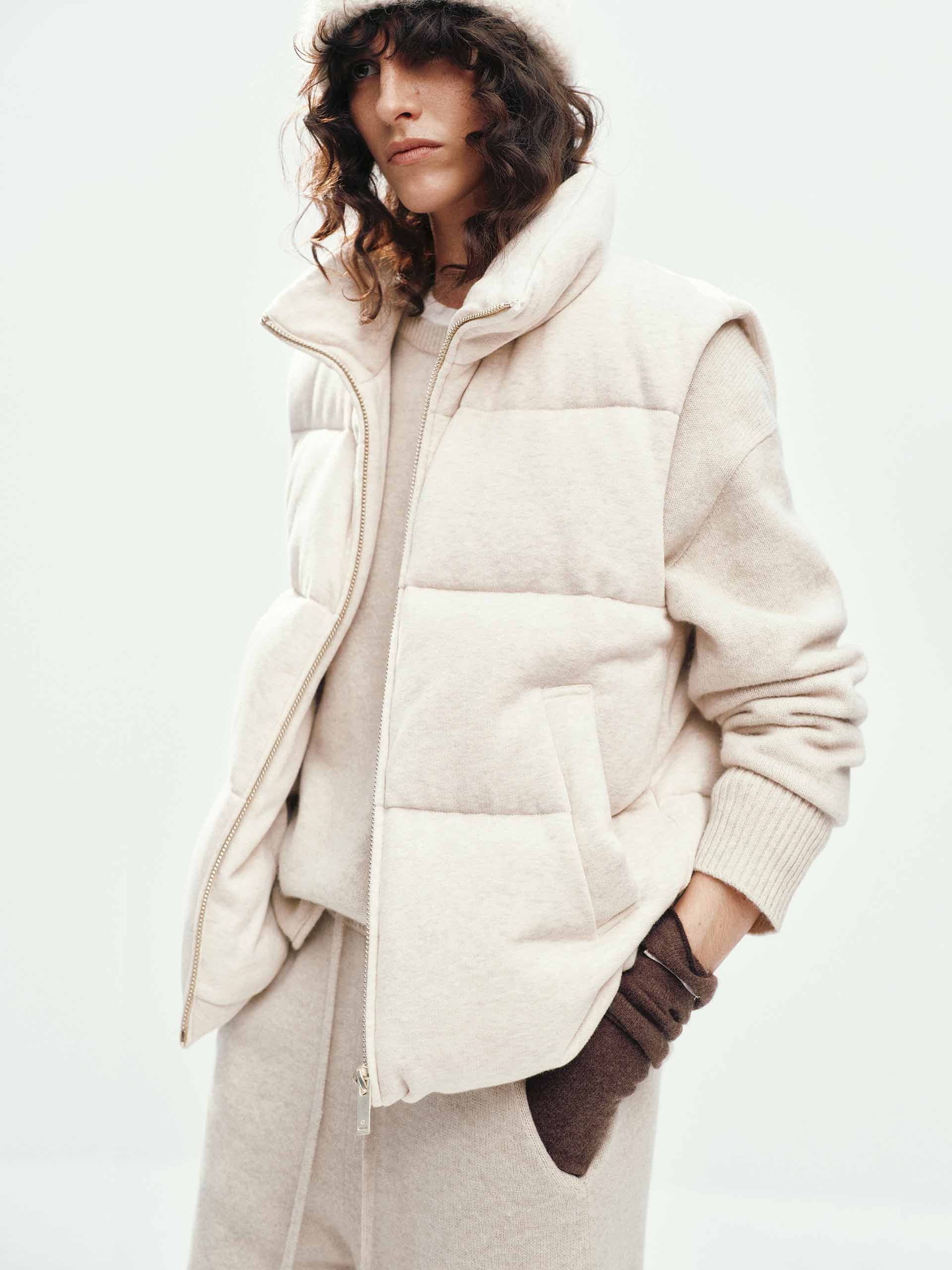 Cotton Sleeveless Down Jacket