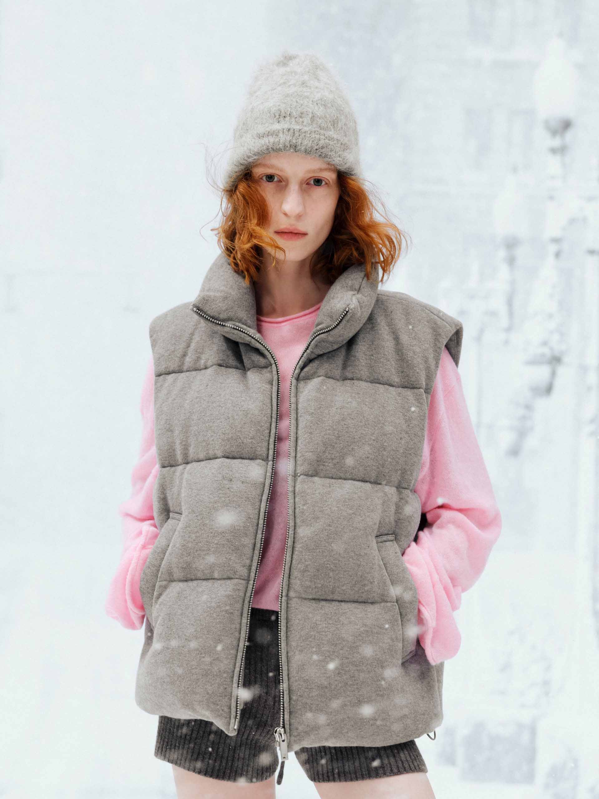 Cotton Sleeveless Down Jacket