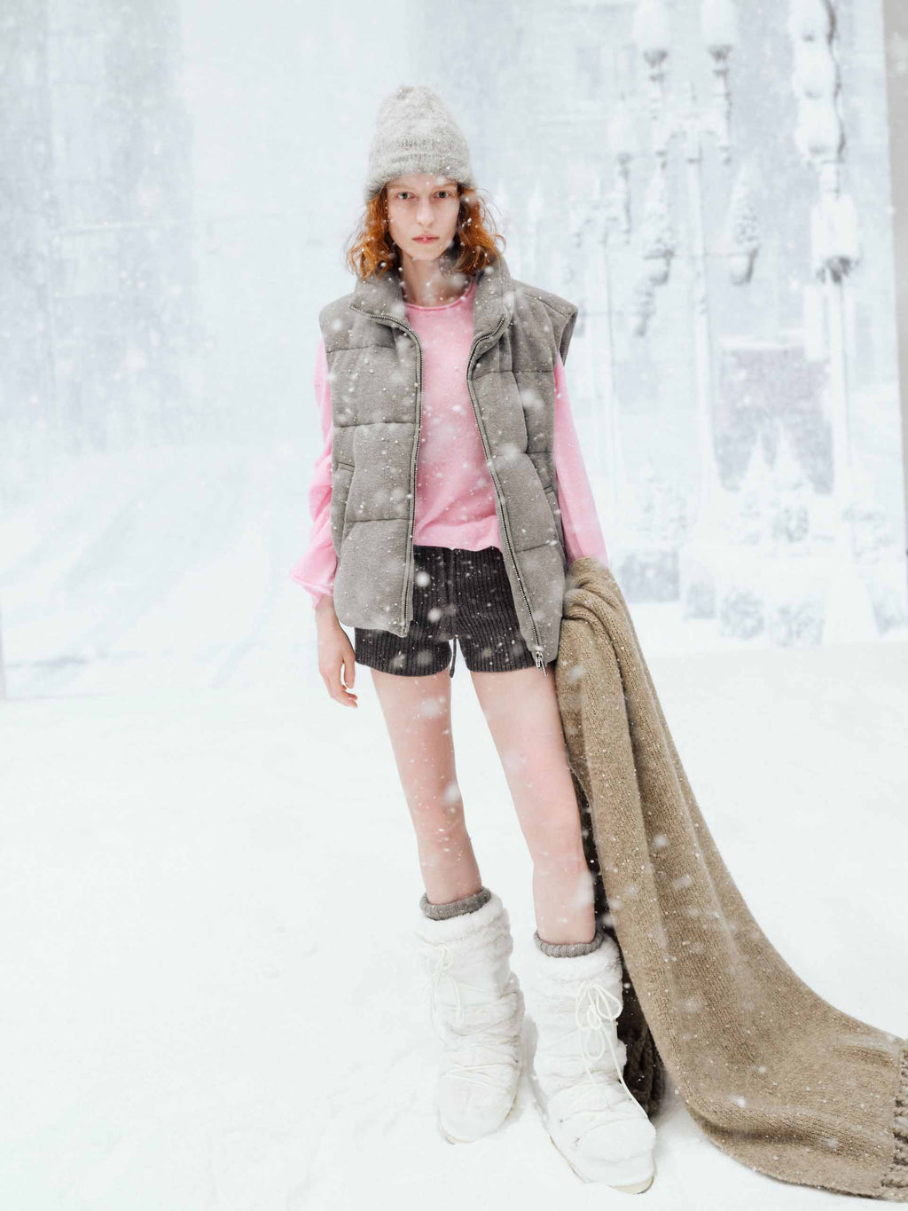 Cotton Sleeveless Down Jacket