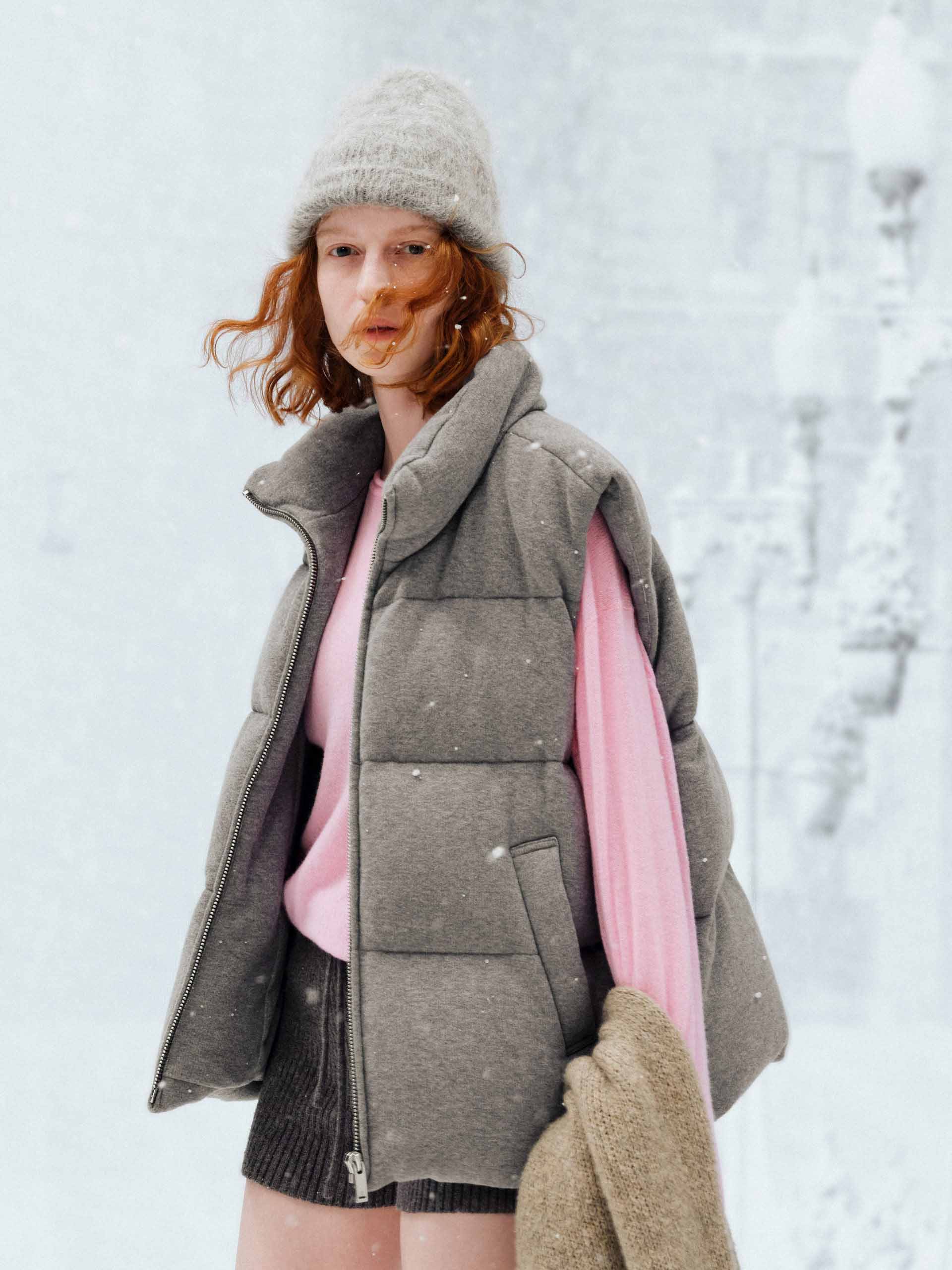 Cotton Sleeveless Down Jacket