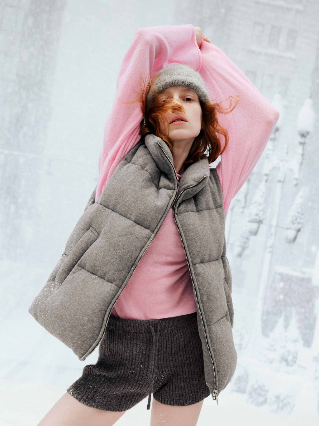 Cotton Sleeveless Down Jacket