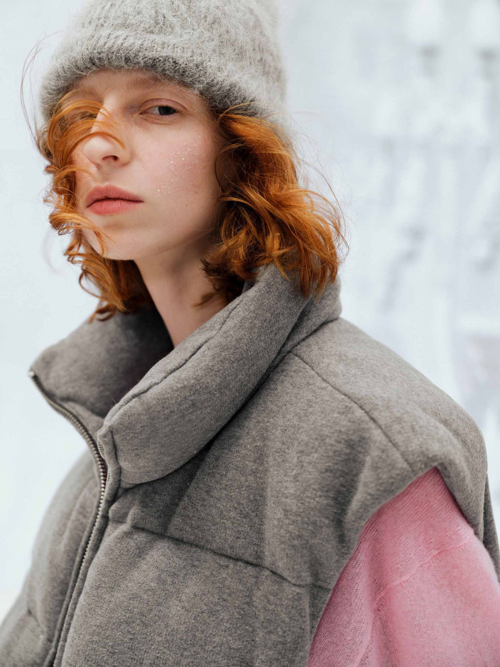 Cotton Sleeveless Down Jacket