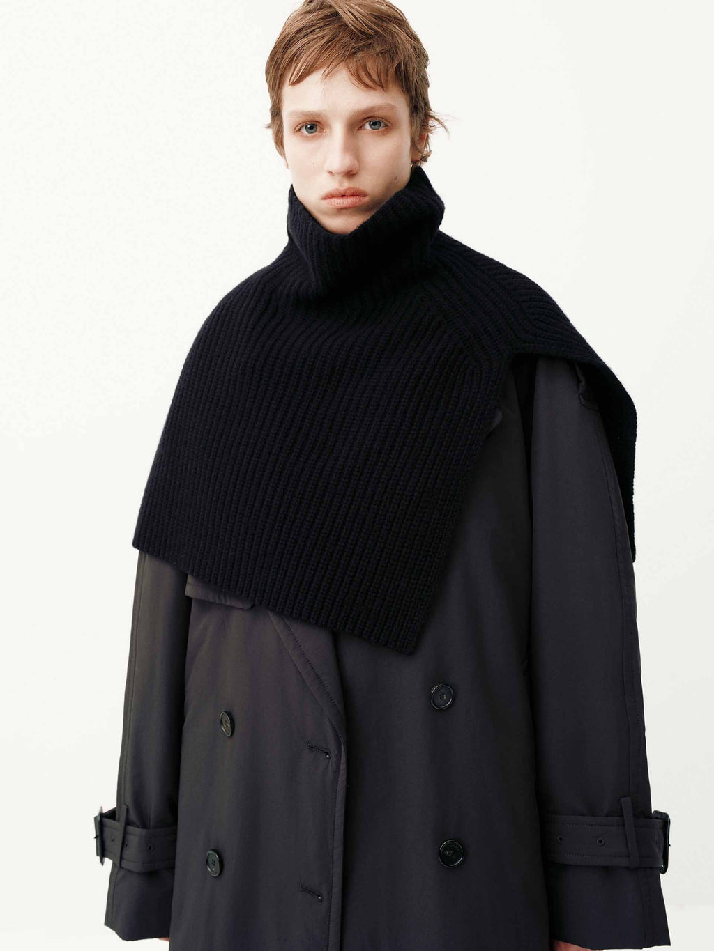 Include Scarf Long Down Jacket