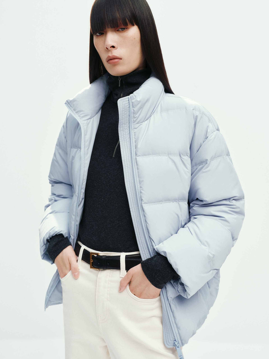 Two-way Zipper Down Jacket