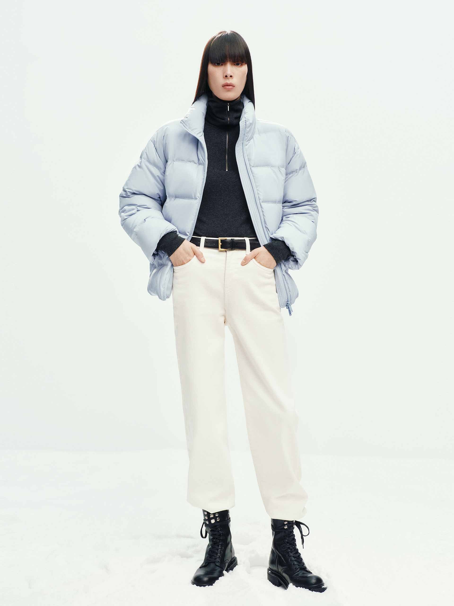 Two-way Zipper Down Jacket
