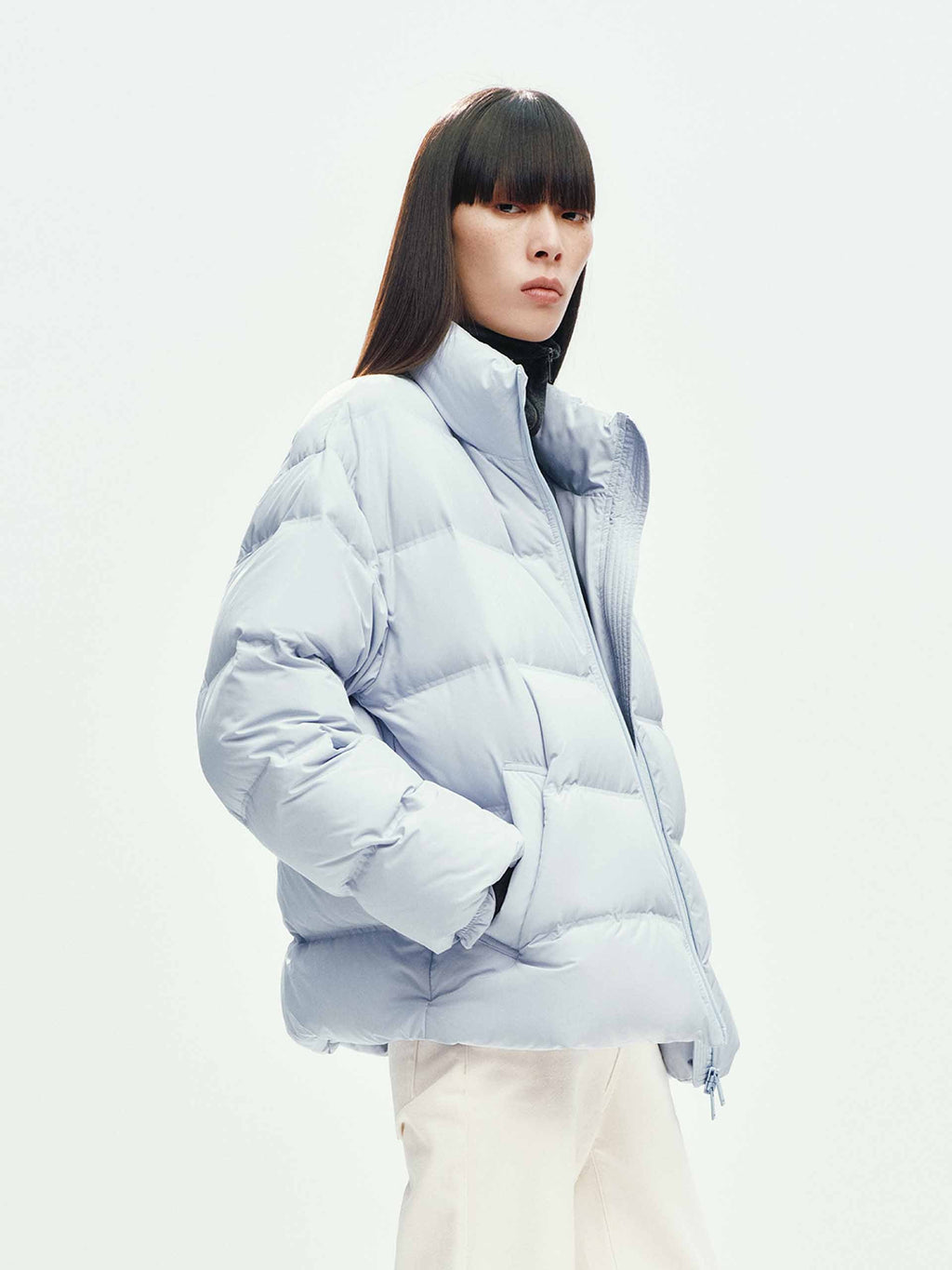 Two-way Zipper Down Jacket