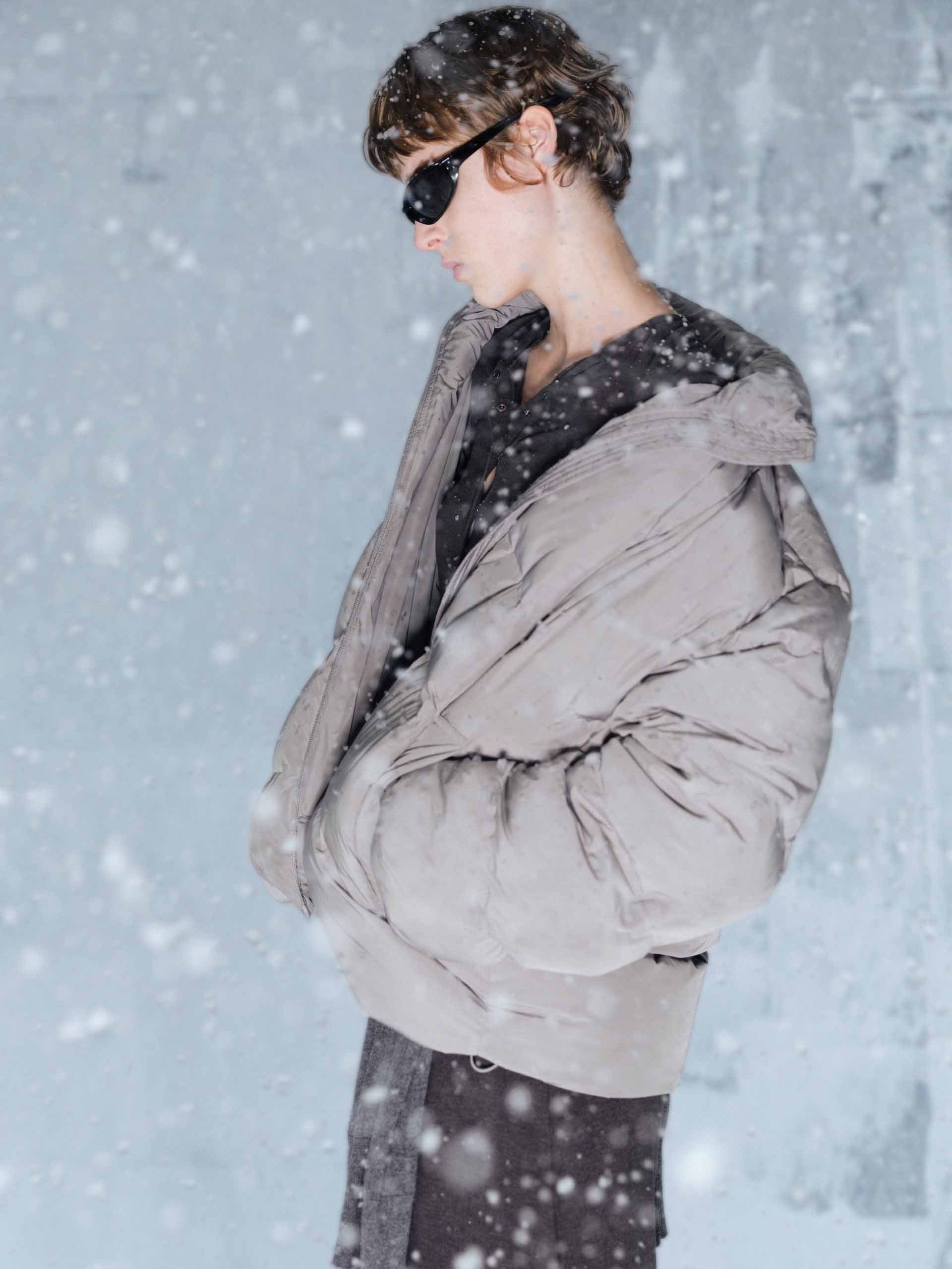 Two-way Zipper Down Jacket