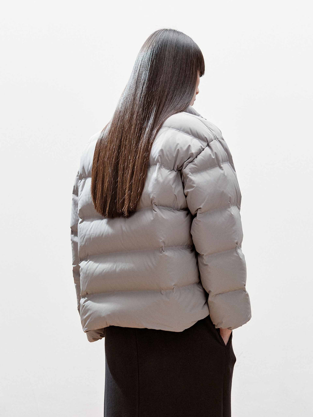 Two-way Zipper Down Jacket
