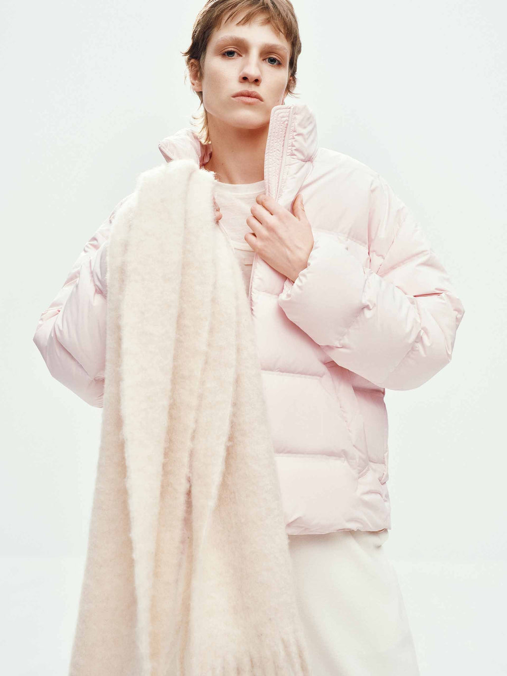 Two-way Zipper Down Jacket