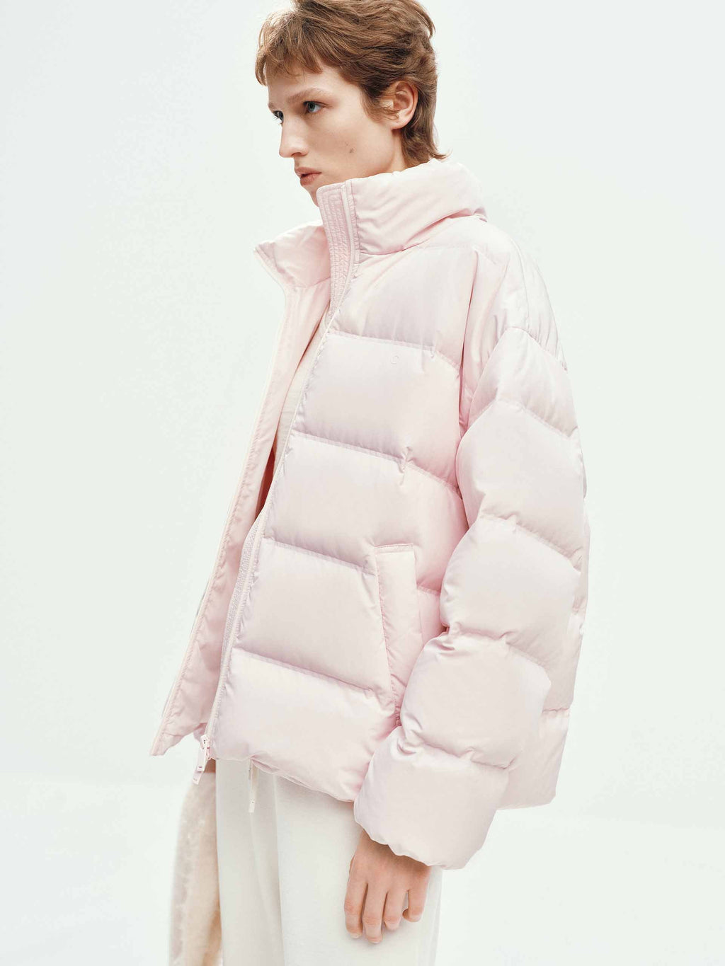Two-way Zipper Down Jacket