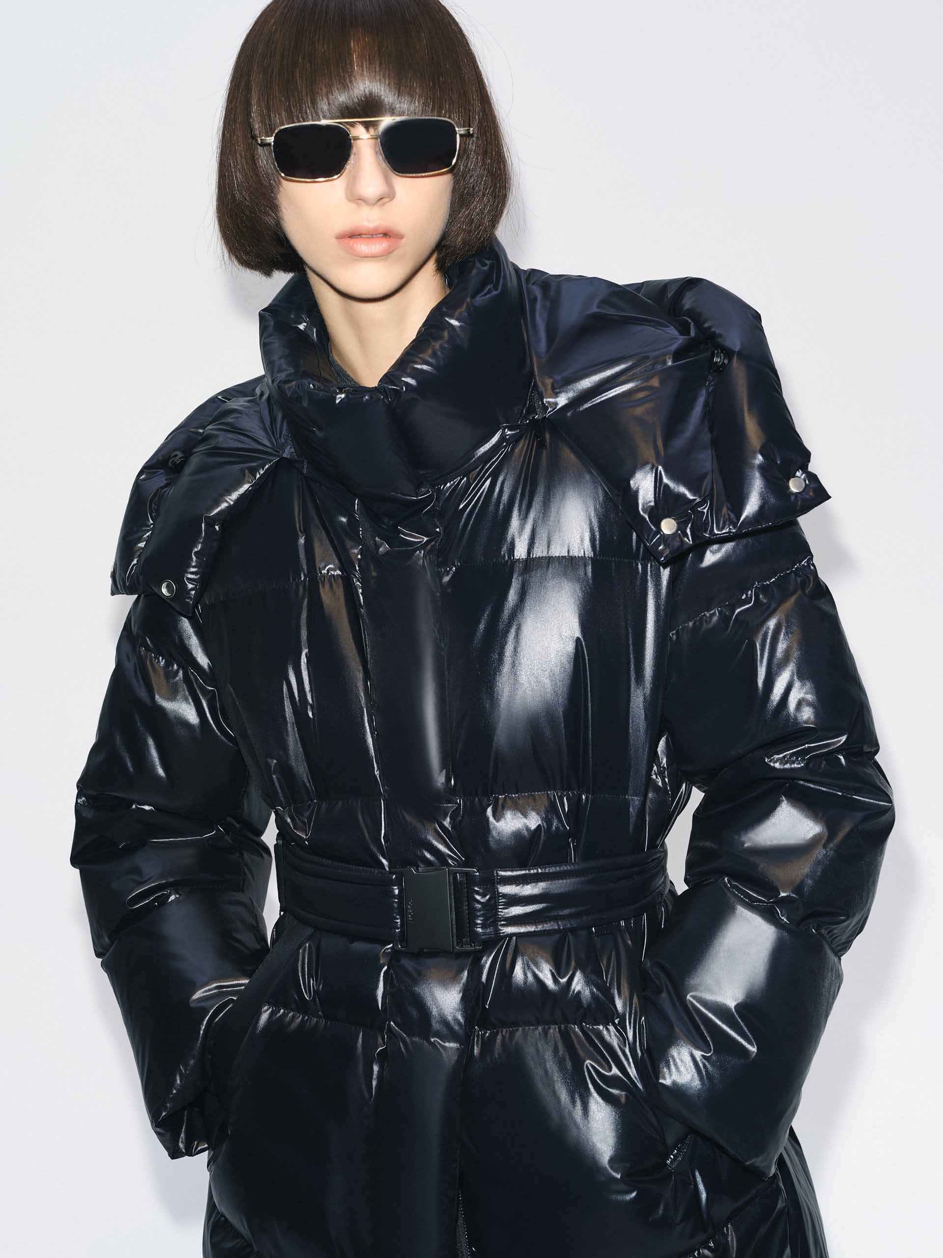 With Belt Long Down Jacket