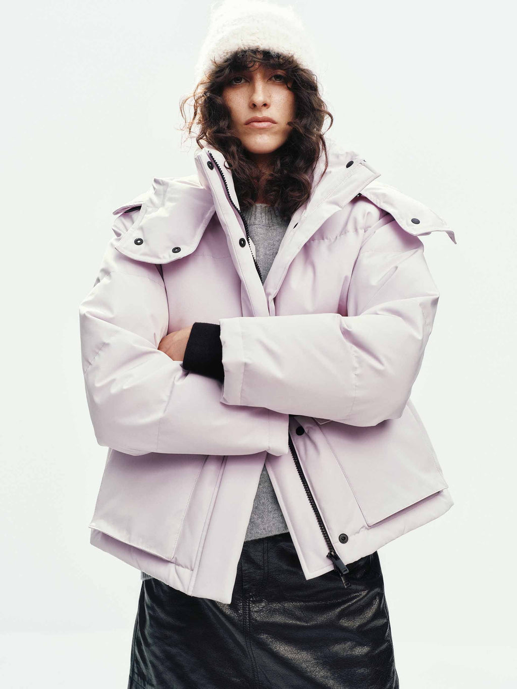 Retractable Hooded Down Jacket